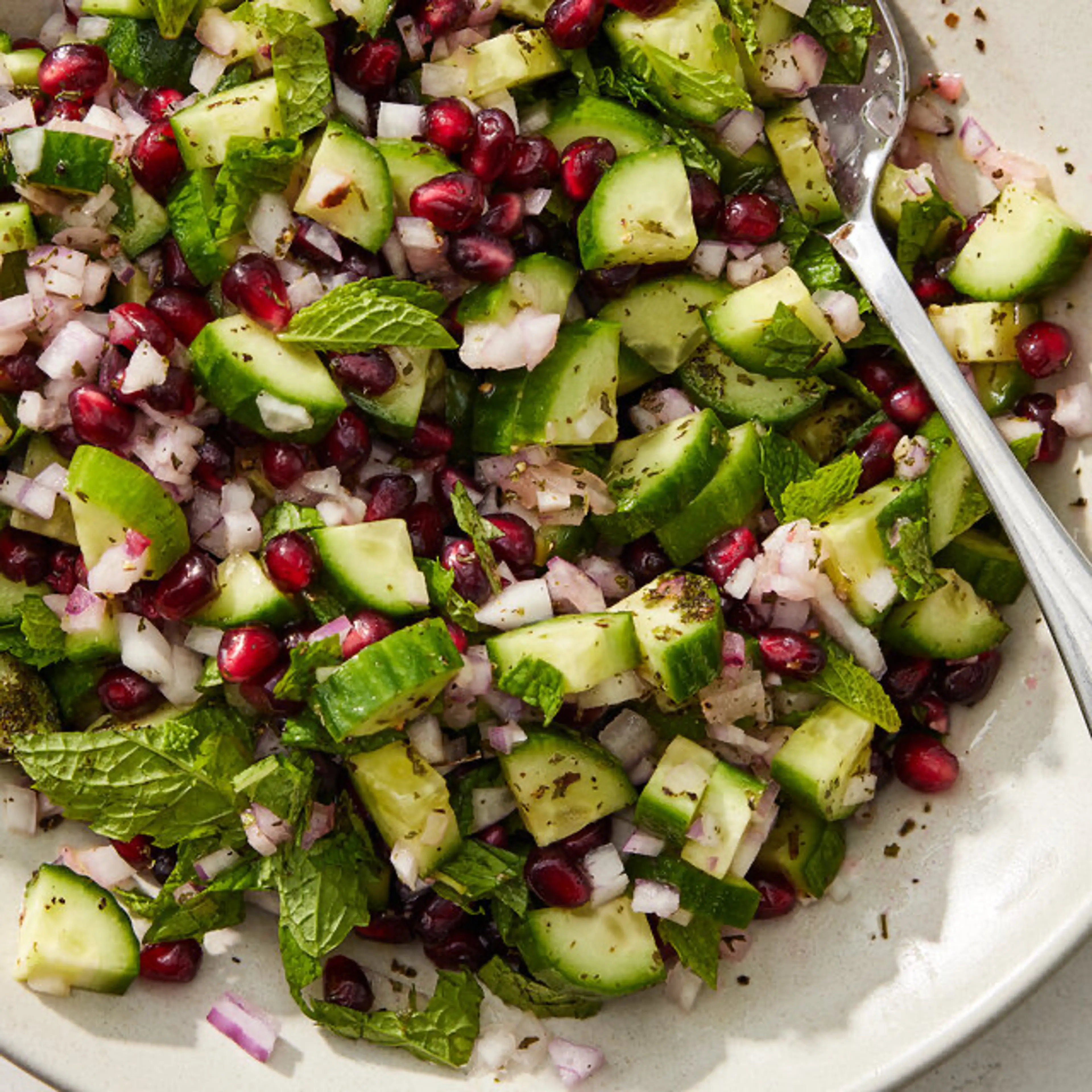 Cucumber Pomegranate Salad