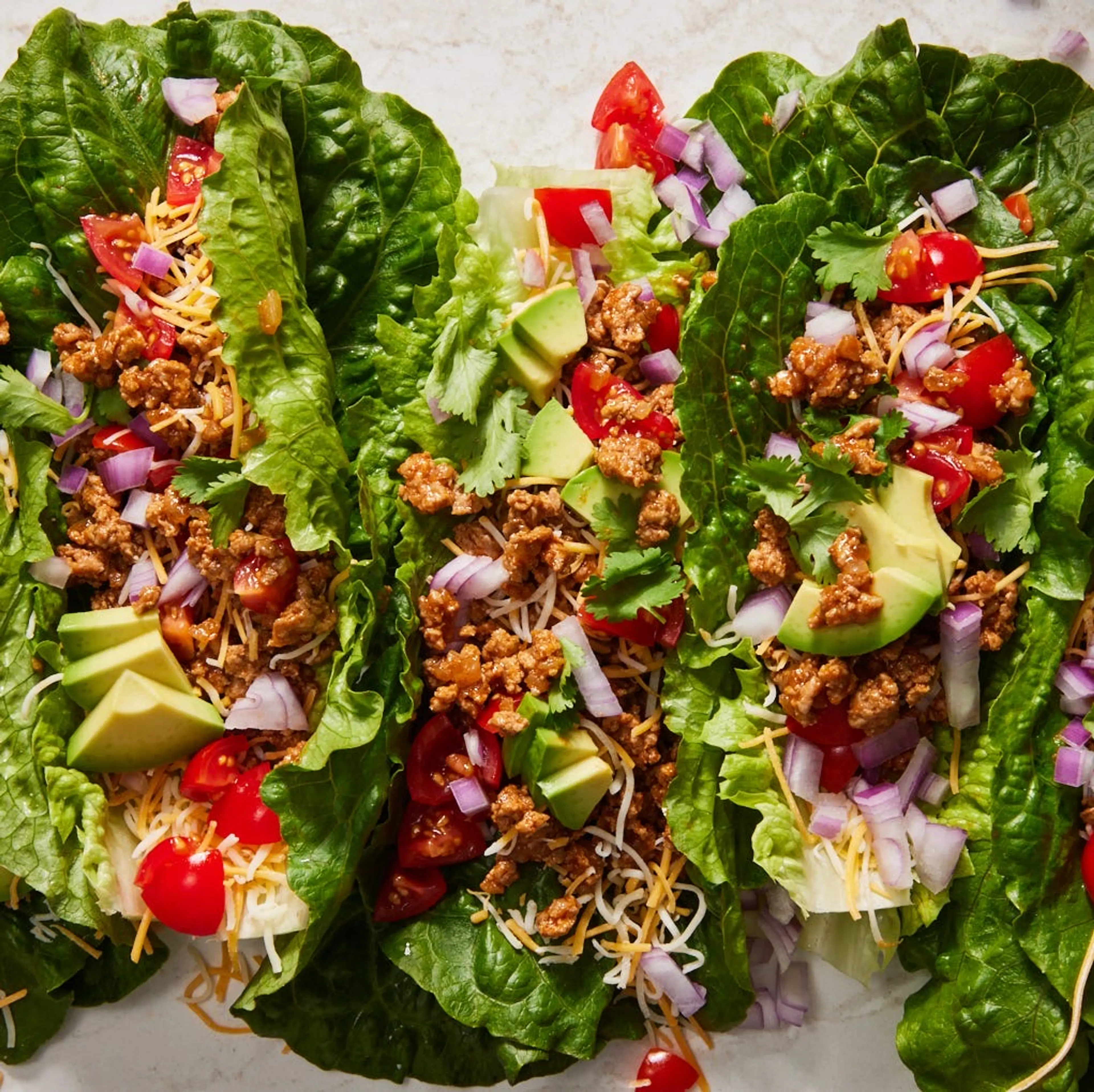 Turkey Taco Lettuce Wraps