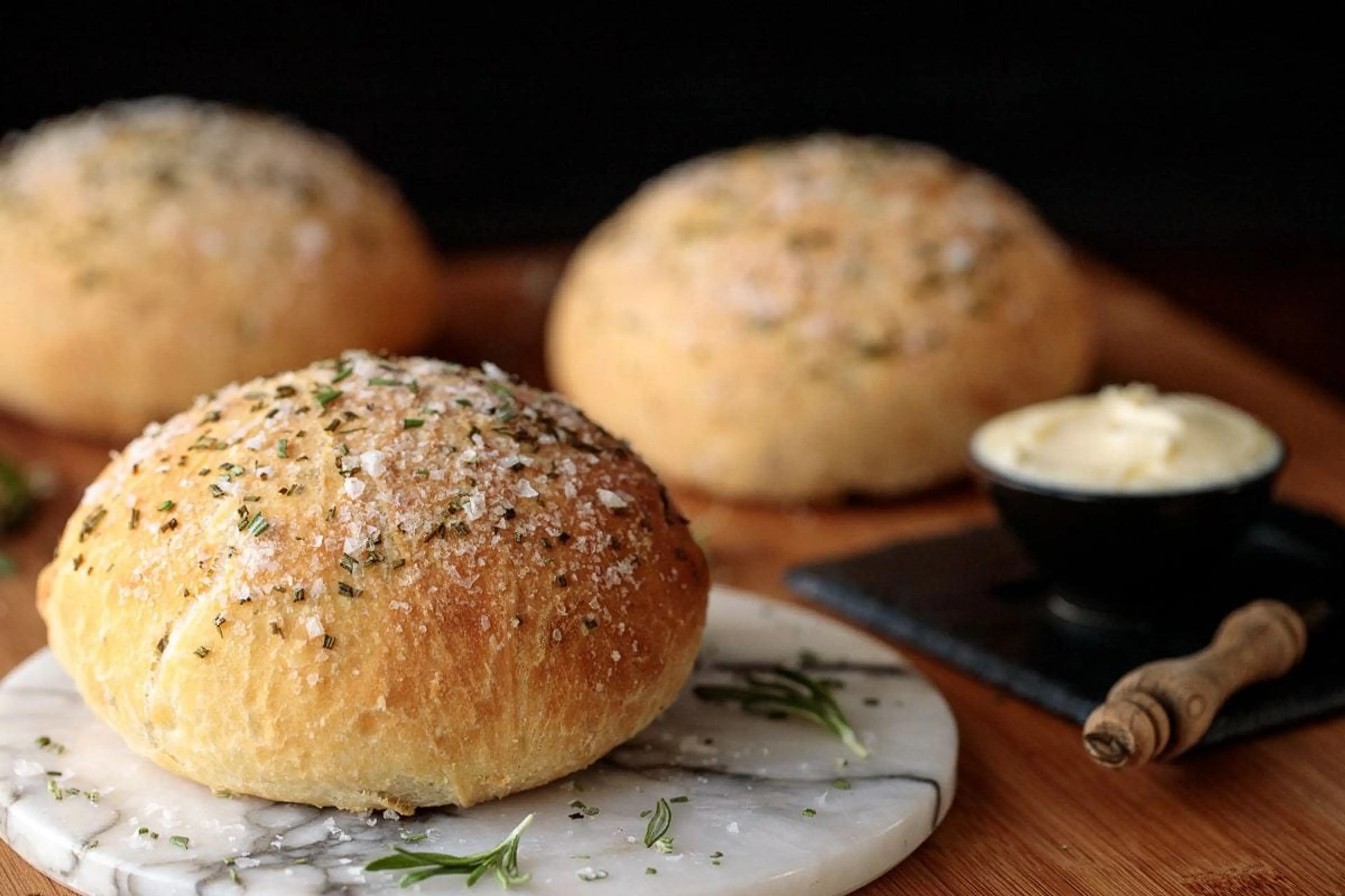 Ridiculously Easy Rosemary Bread