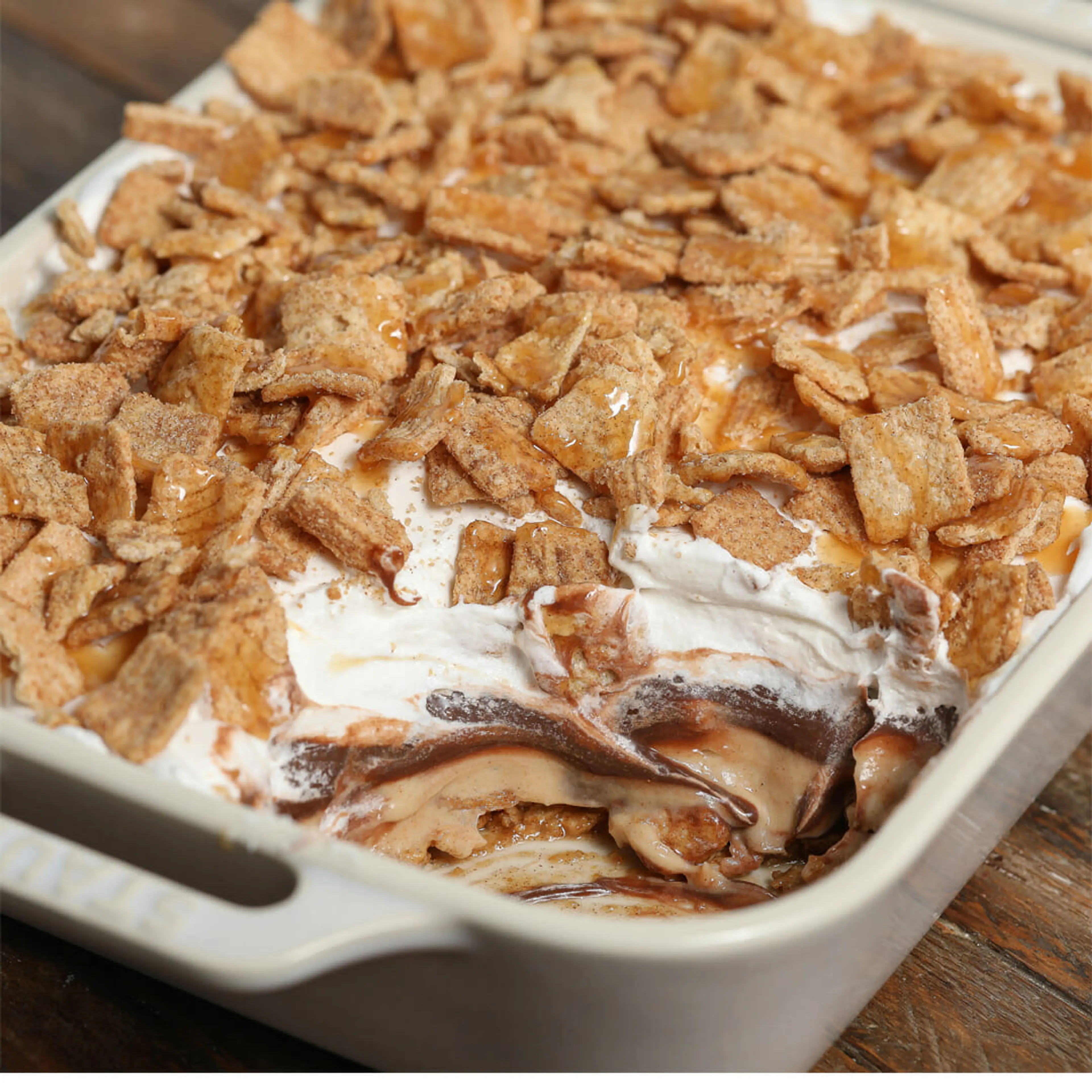 No-Bake Cinnamon Toast Crunch Pie