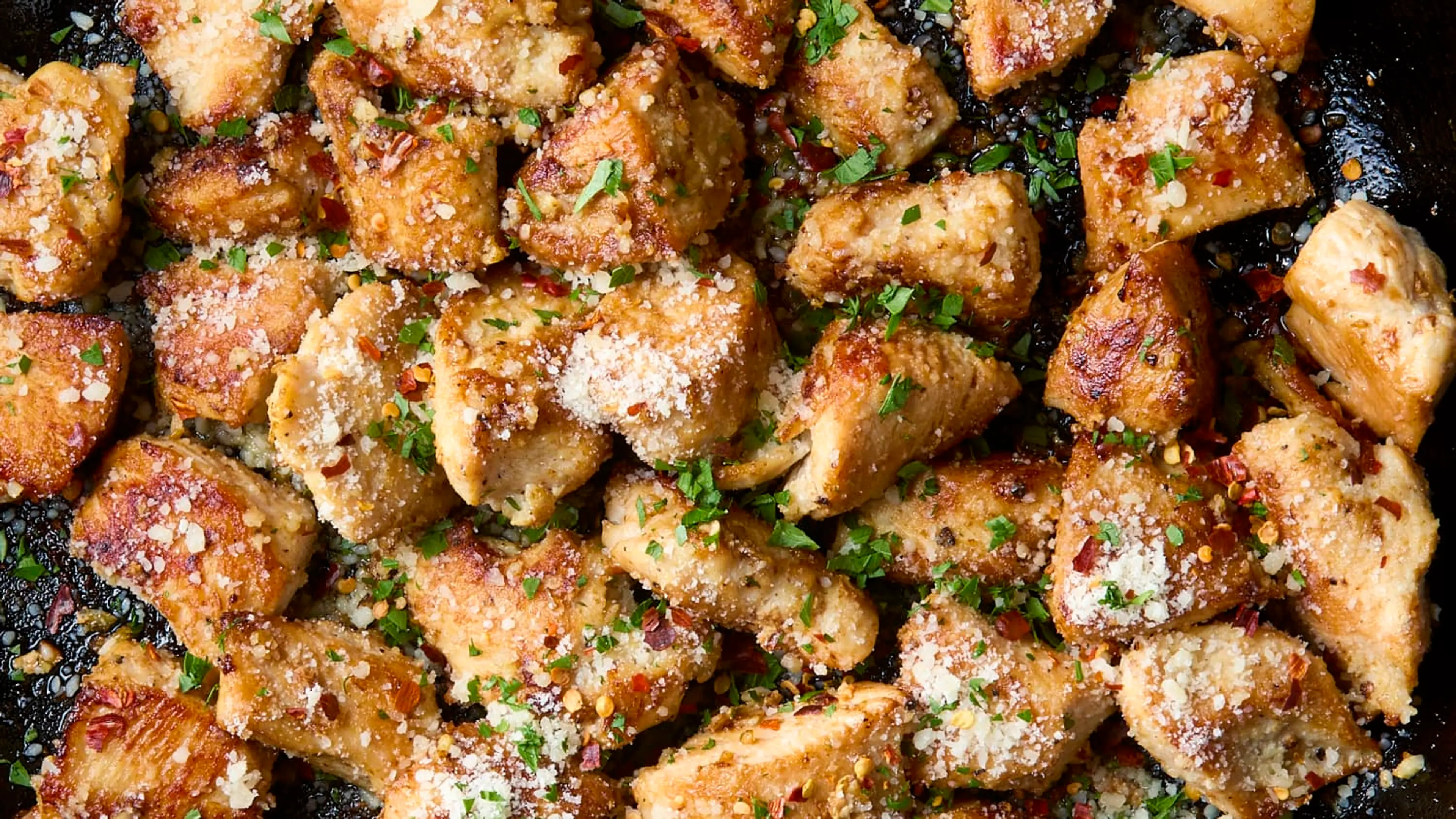 Garlic Parmesan Chicken Bites