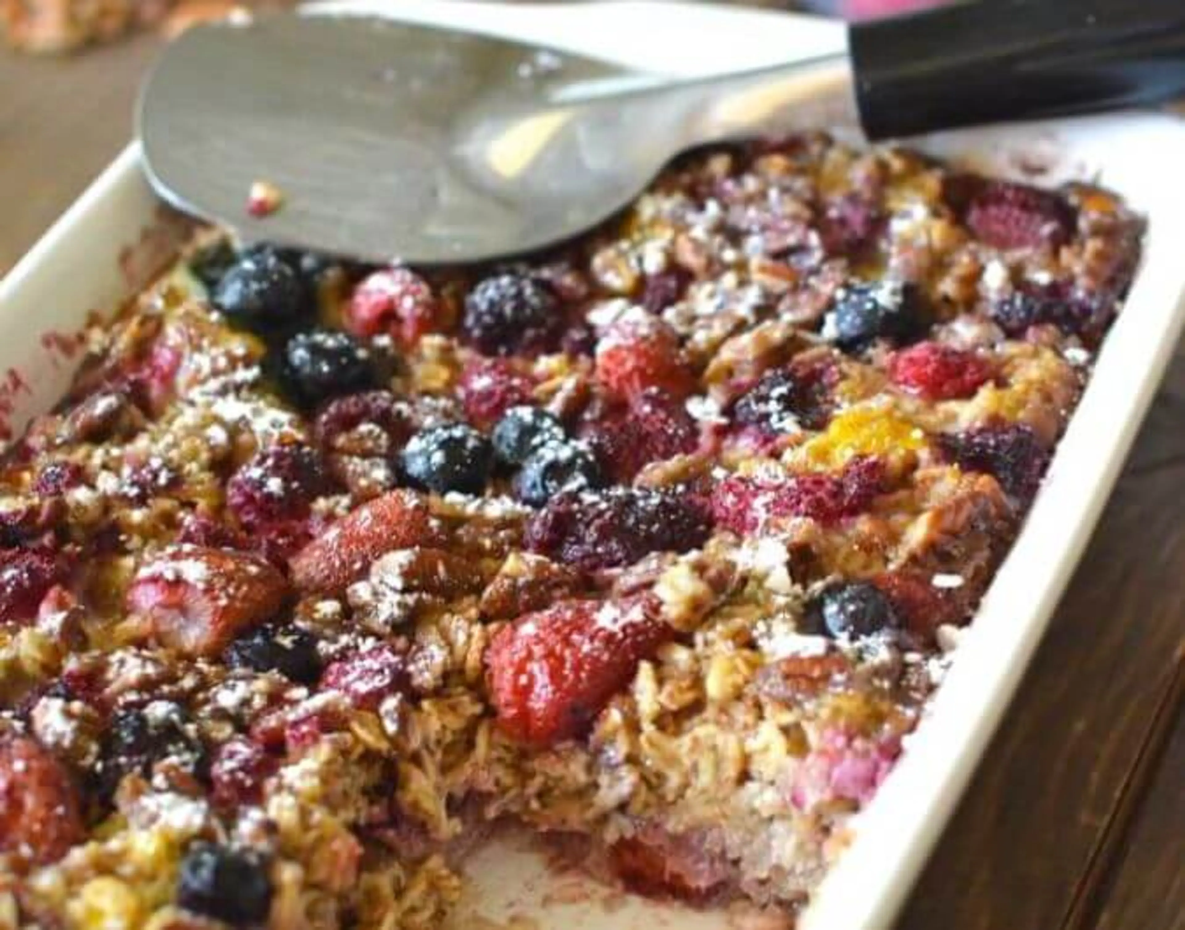 Baked Honey Berry Oatmeal