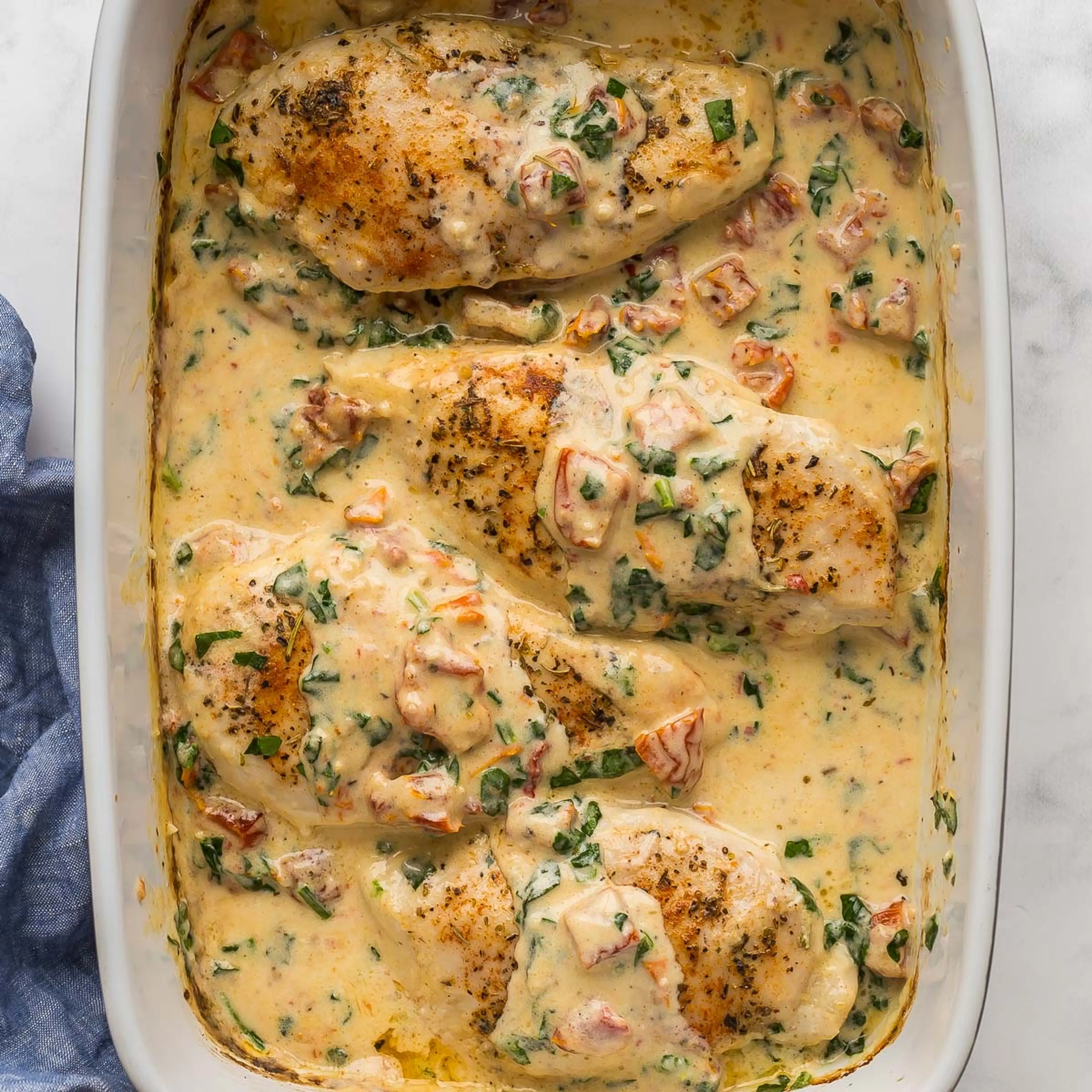 Baked Tuscan Chicken