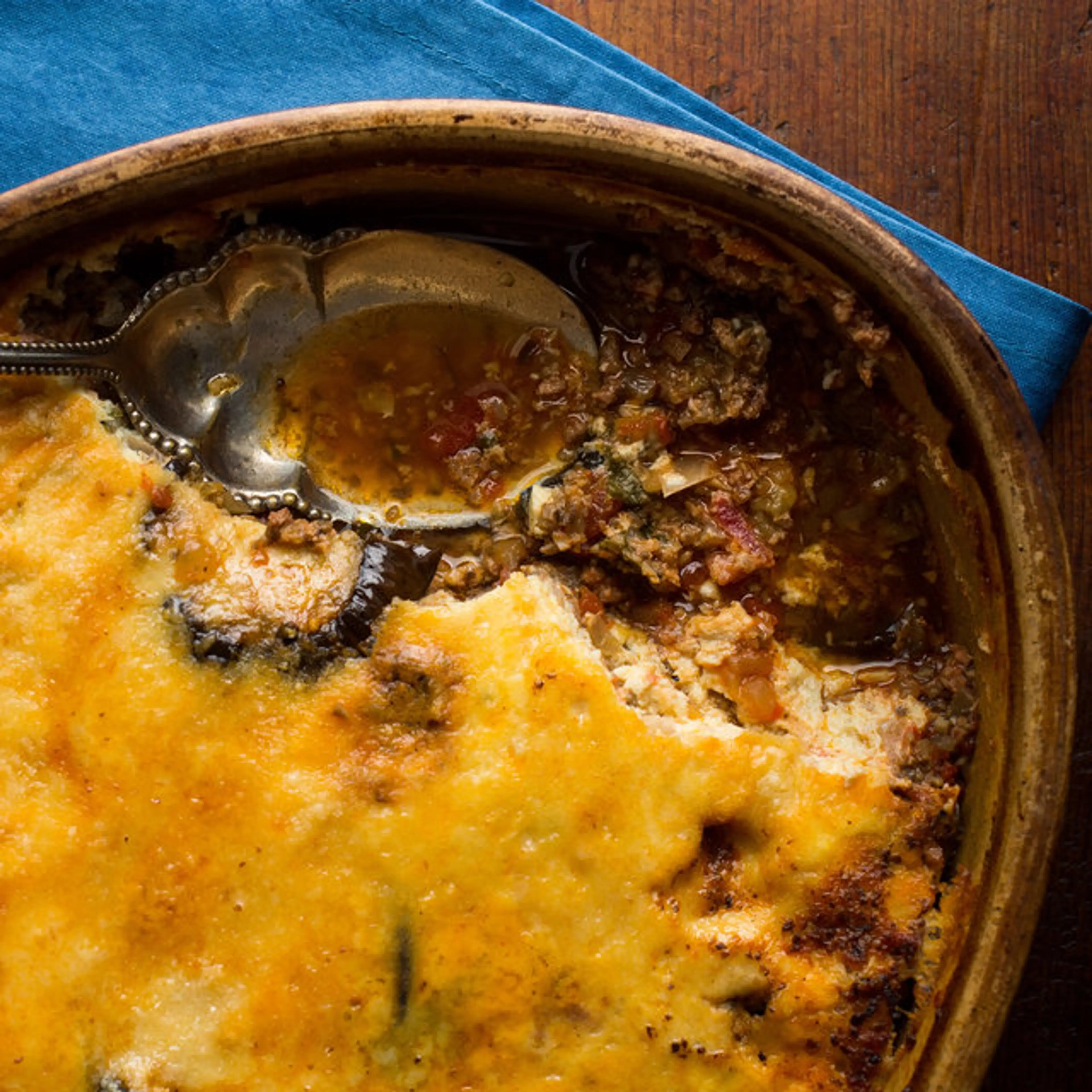 Moussaka With Roasted Mushrooms