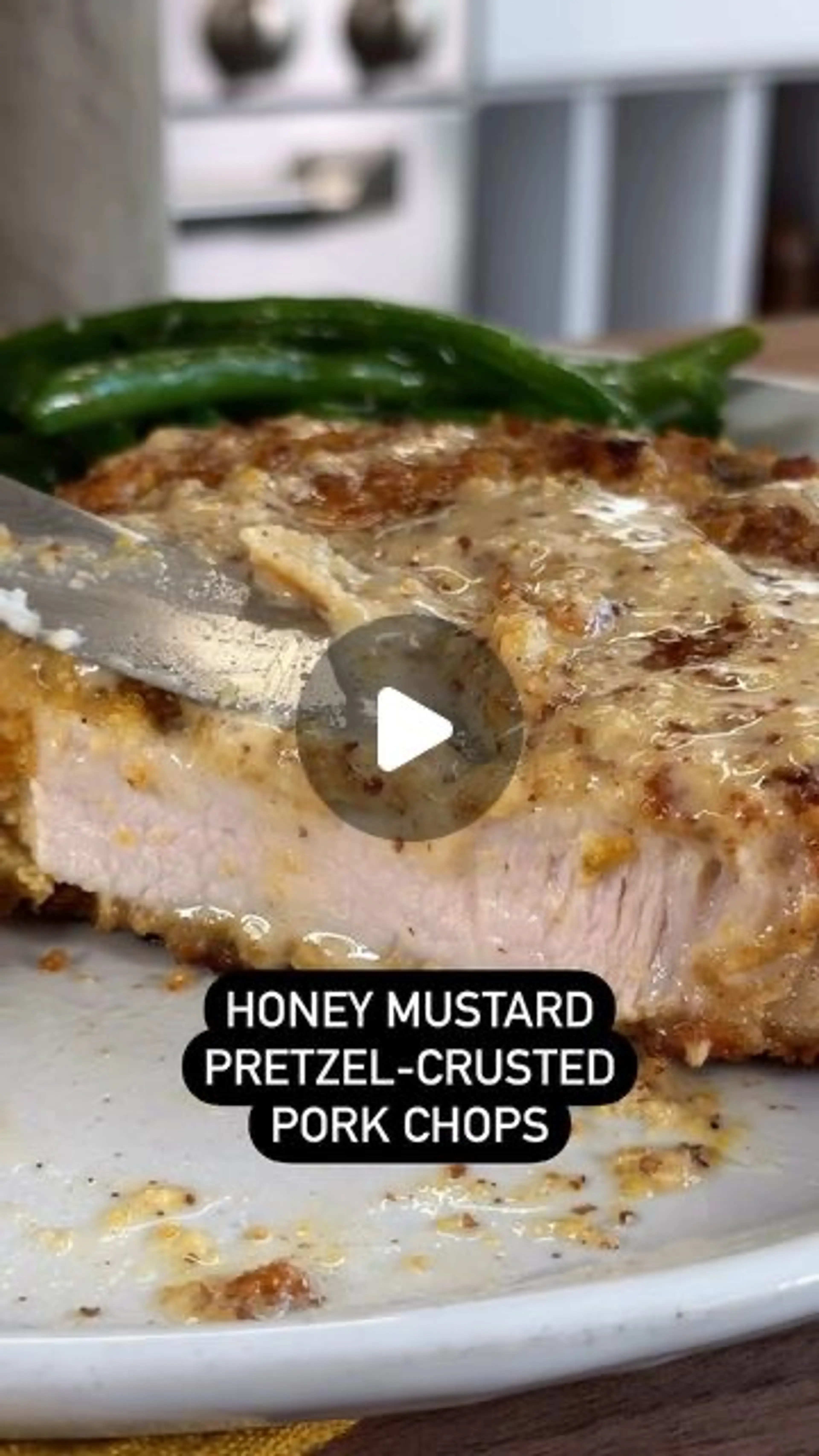 MAIN DISH Pretzel-crusted Honey Mustard Pork