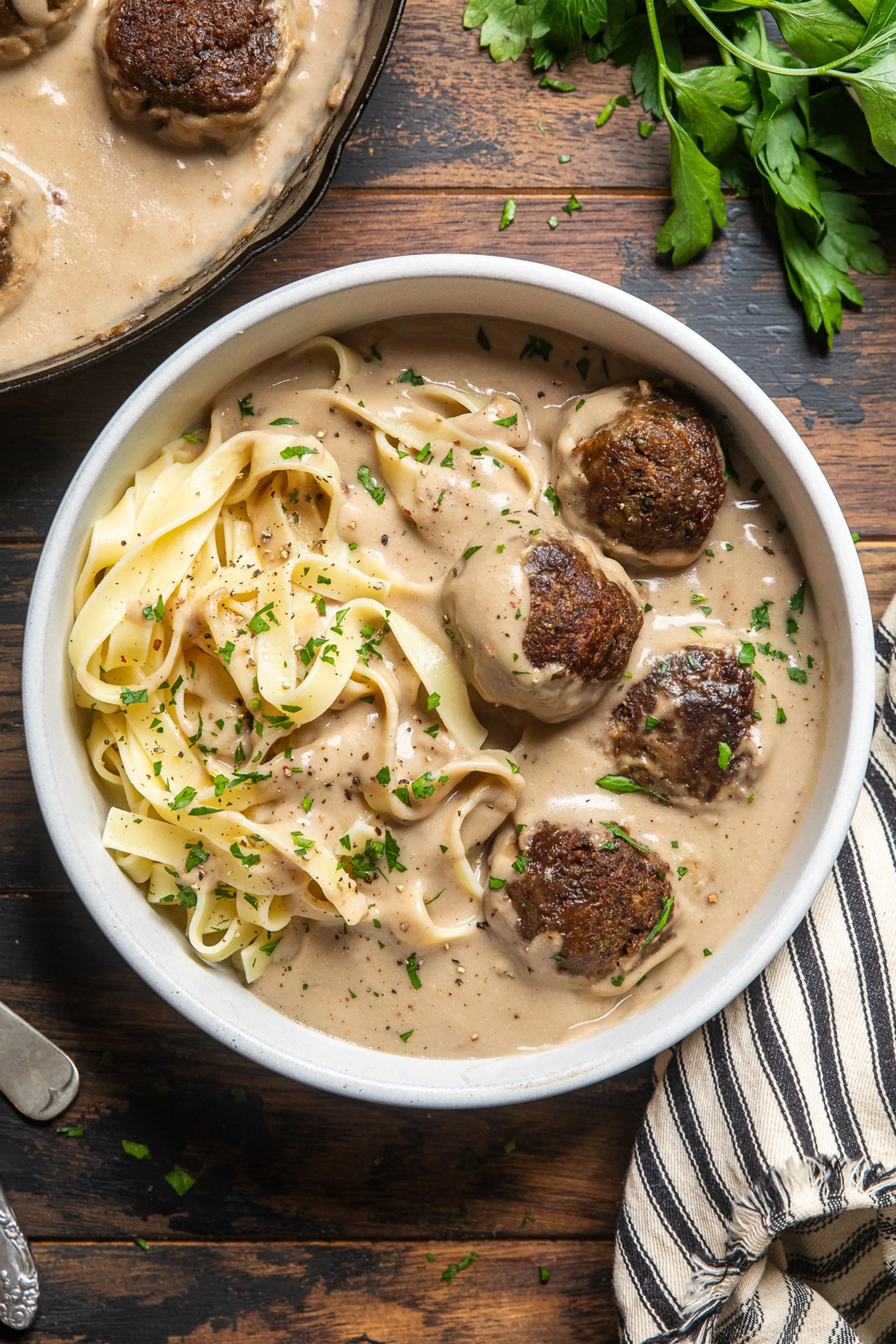 Vegan Swedish Meatballs