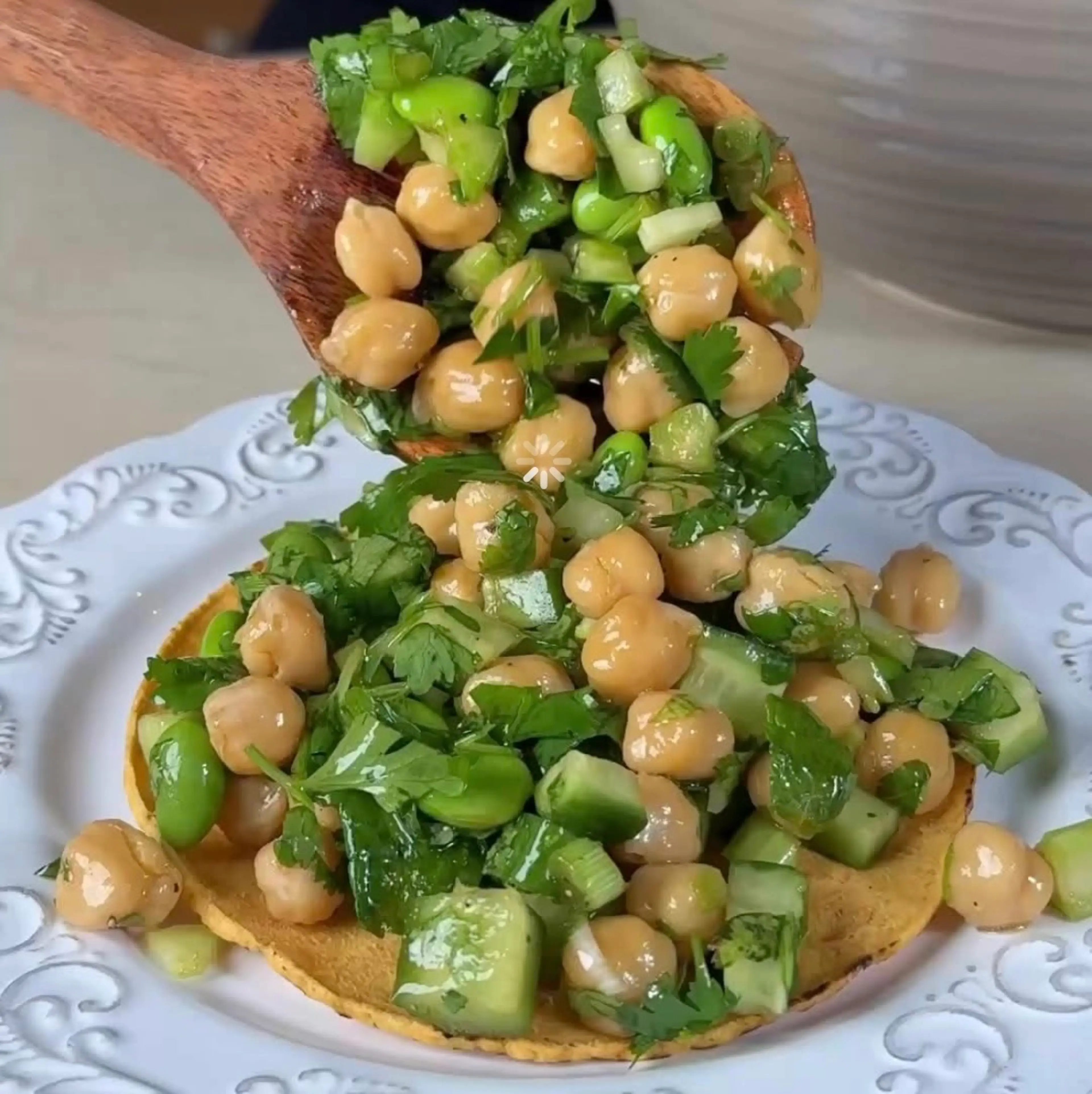 Ceviche de Garbanzo Oriental