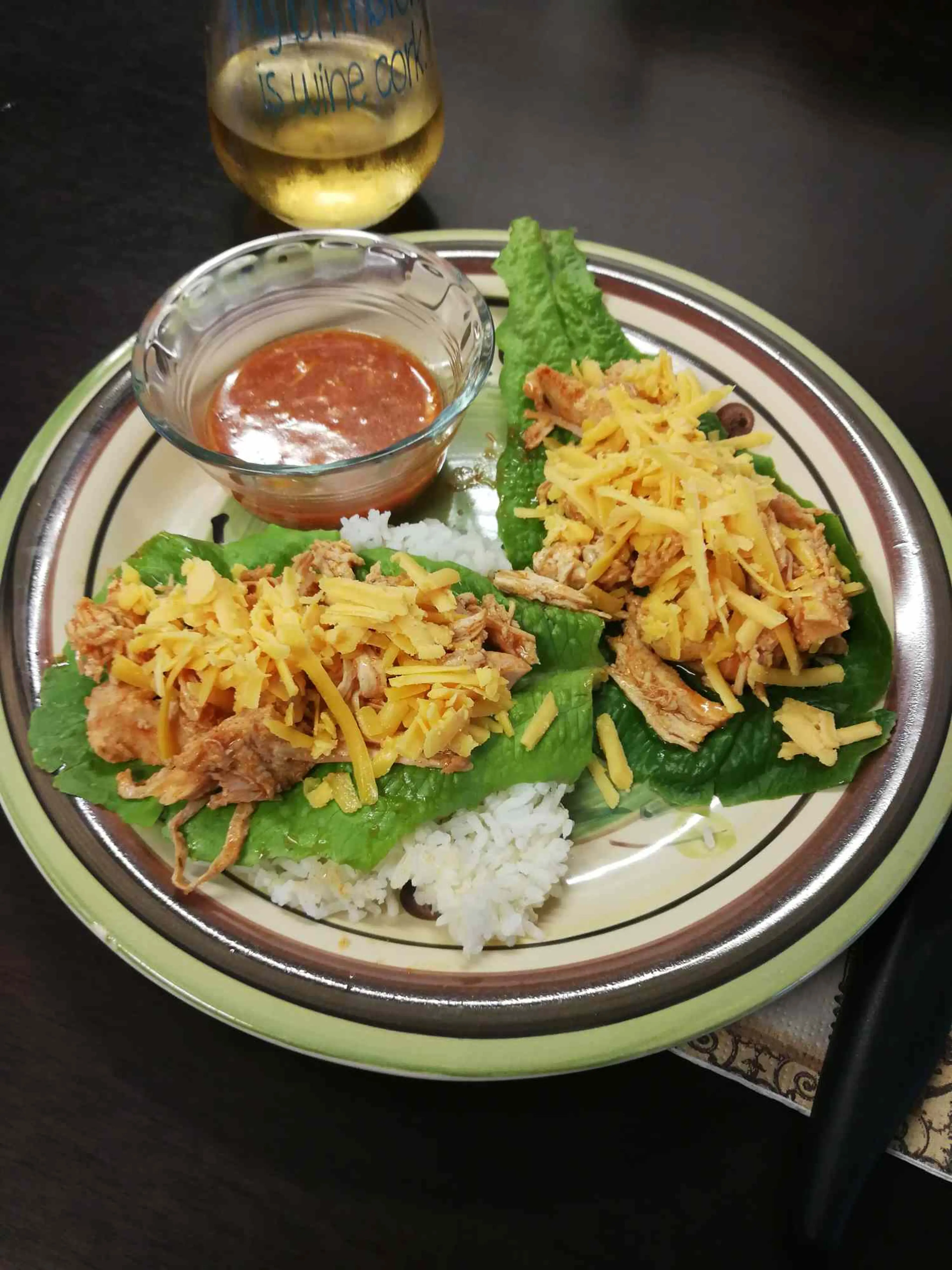 Slow Cooker Buffalo Chicken Lettuce Wraps