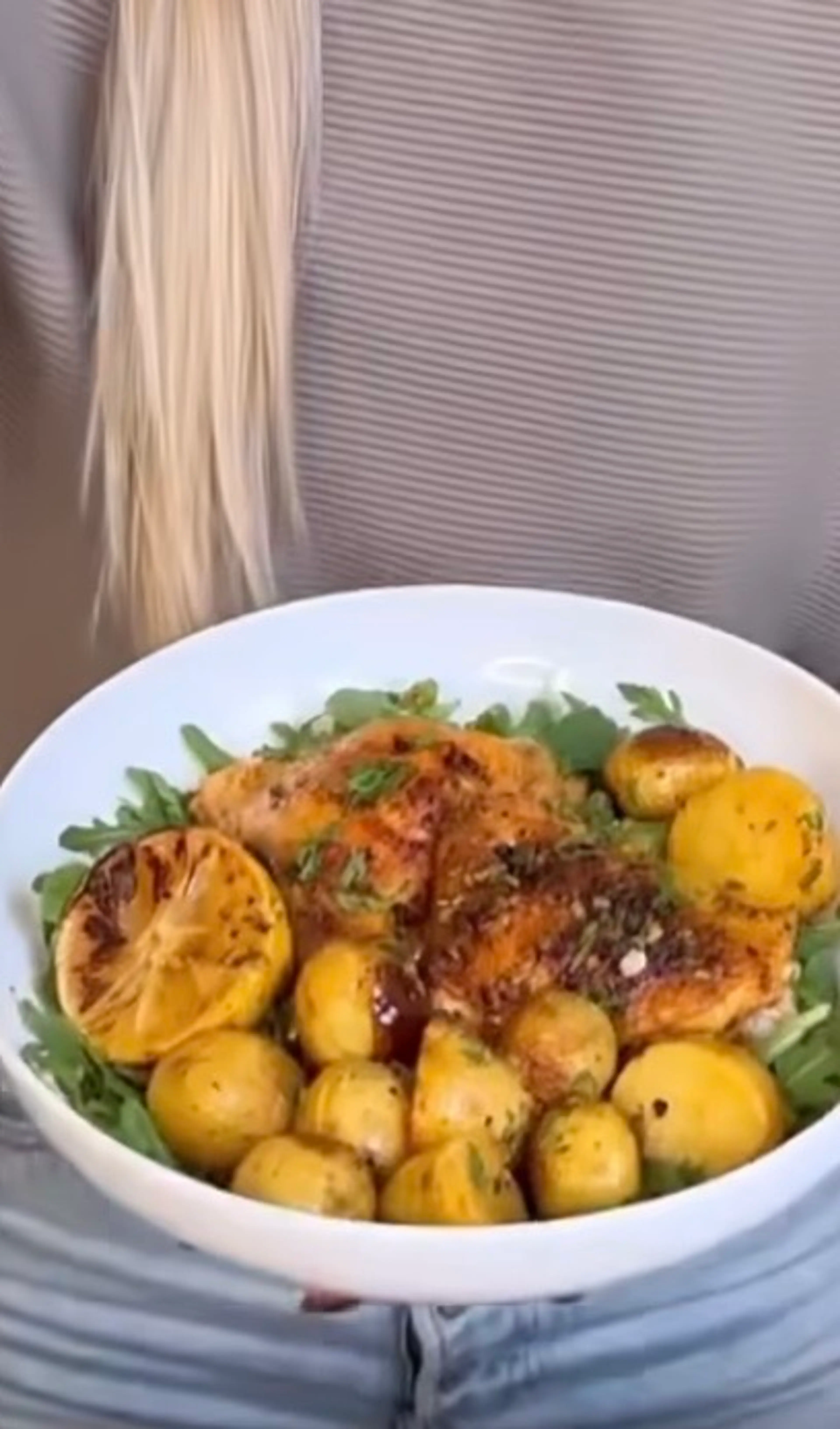 ROASTED LEMON CHICKEN AND POTATOES