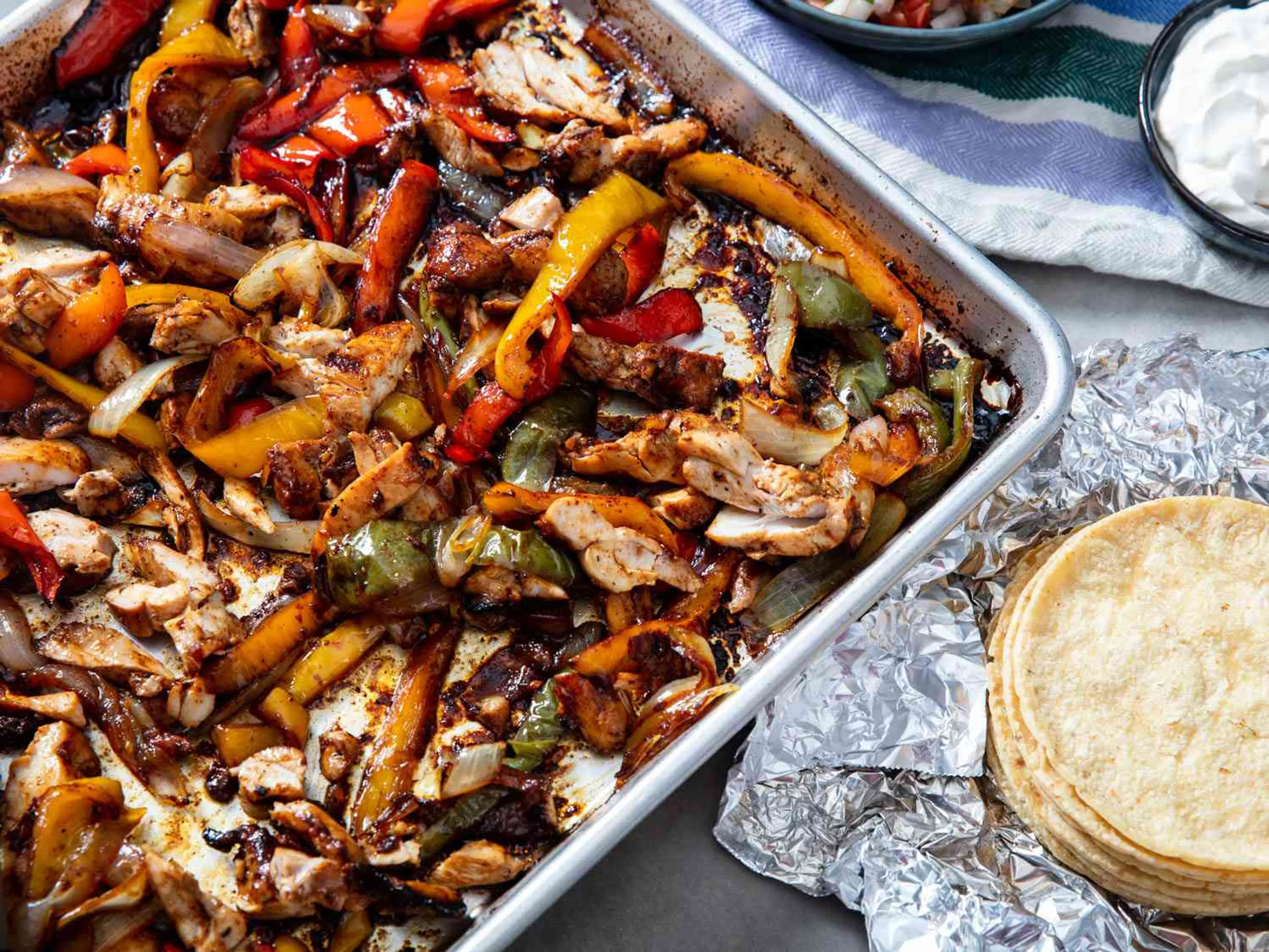 Sheet-Pan Chicken Fajitas Recipe