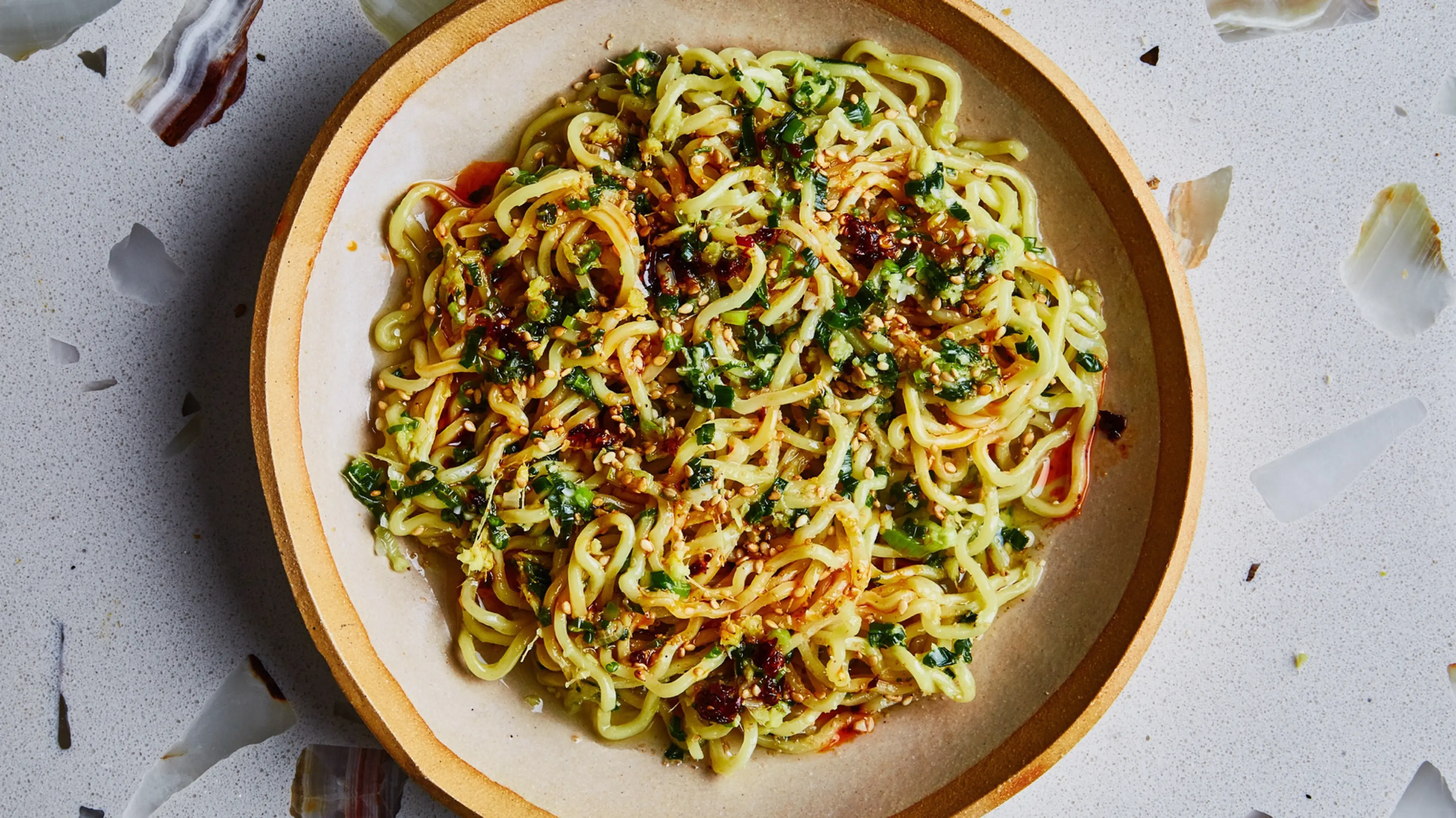 Ginger Scallion Ramen Noodles