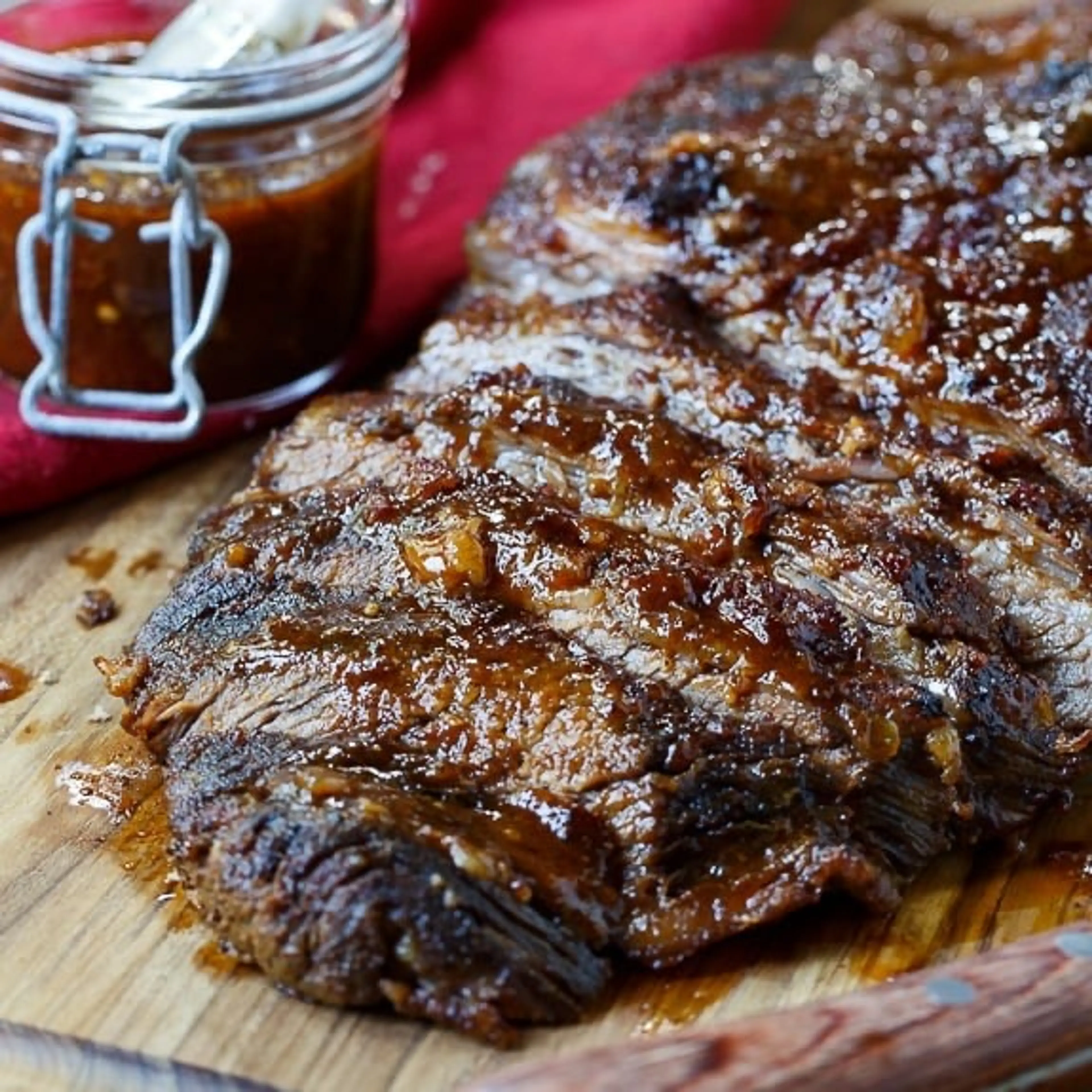 Oven-Barbecued Beef Brisket