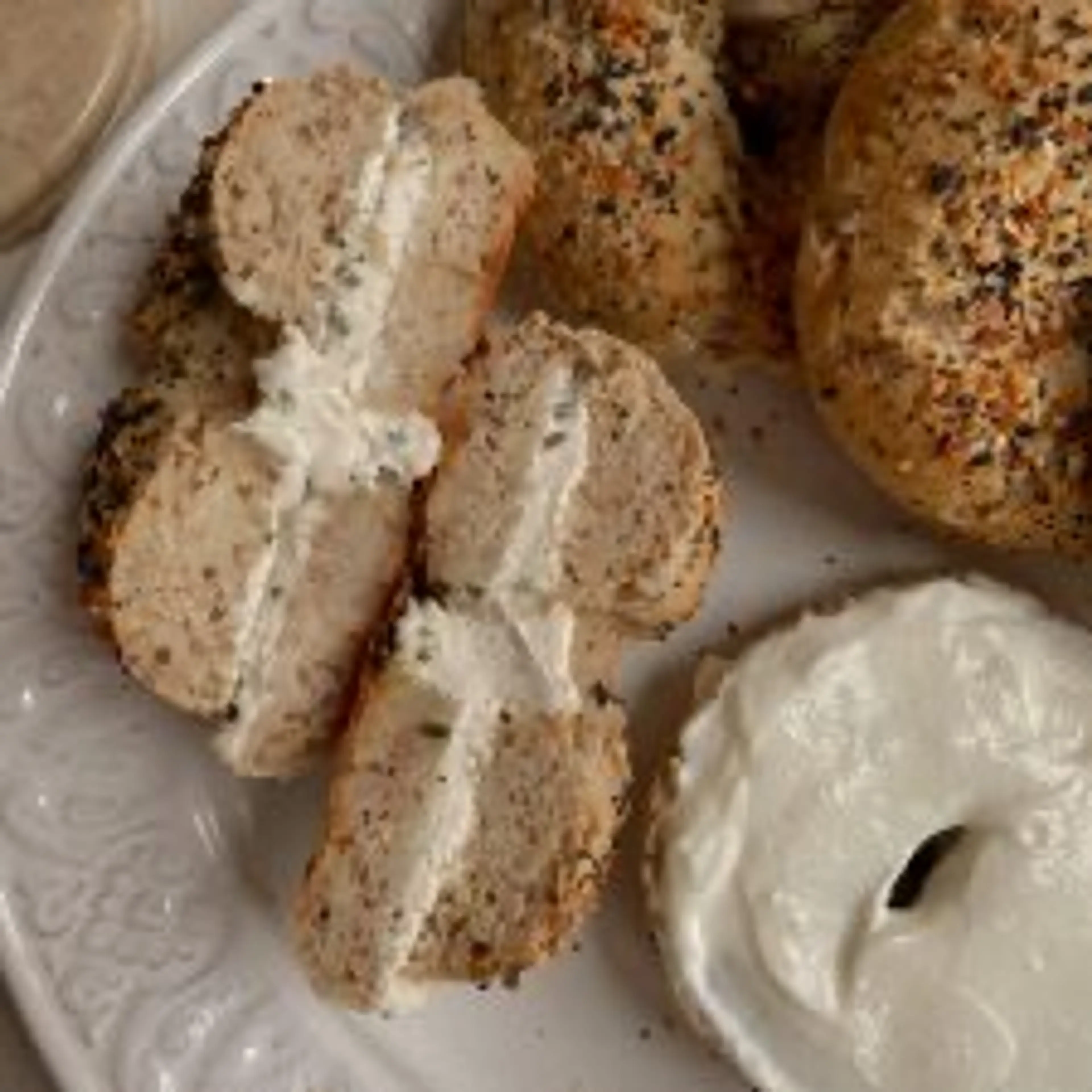 Gluten Free Yogurt Bagels (nut free version)