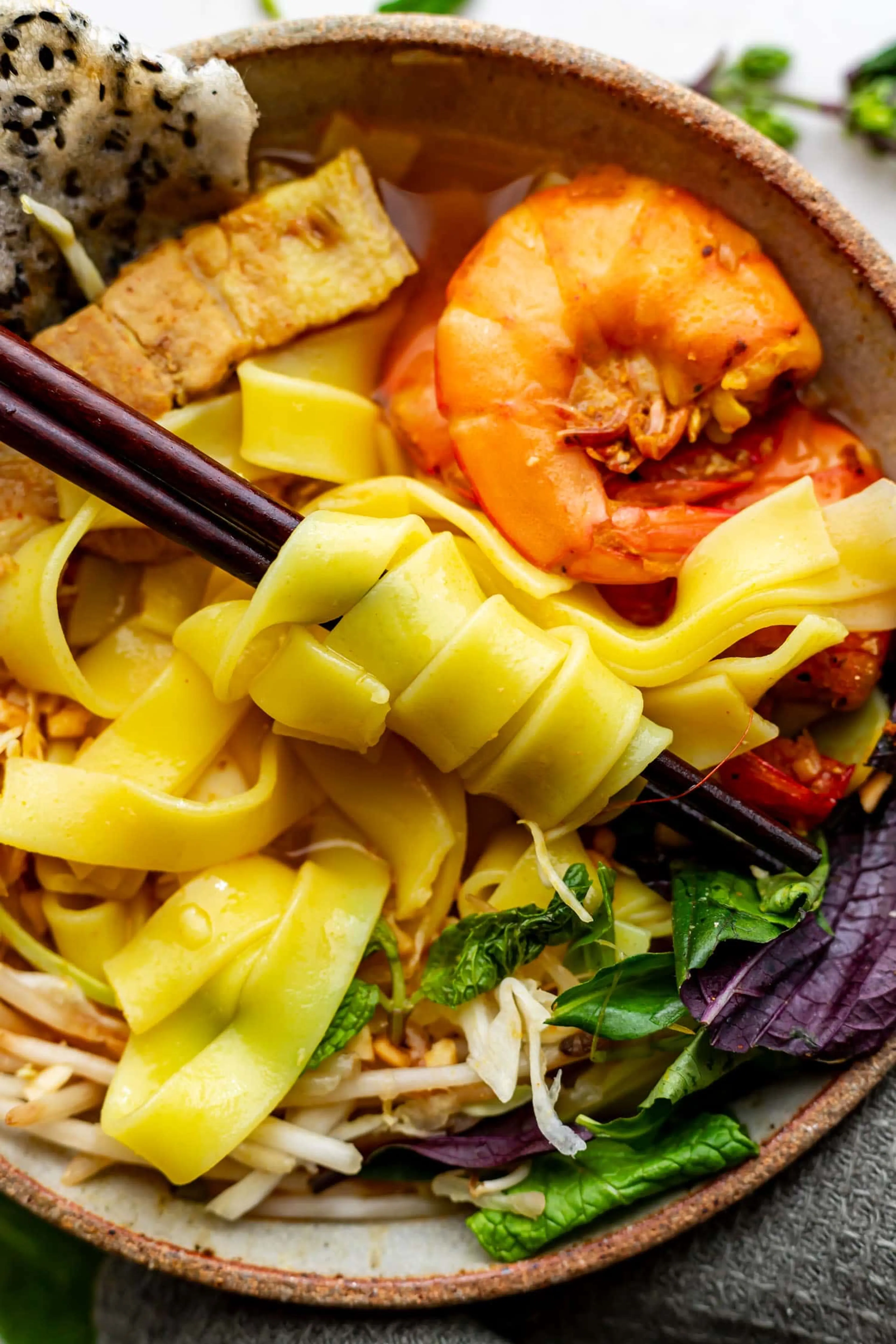Mi Quang (Vietnamese Turmeric Noodle Soup)