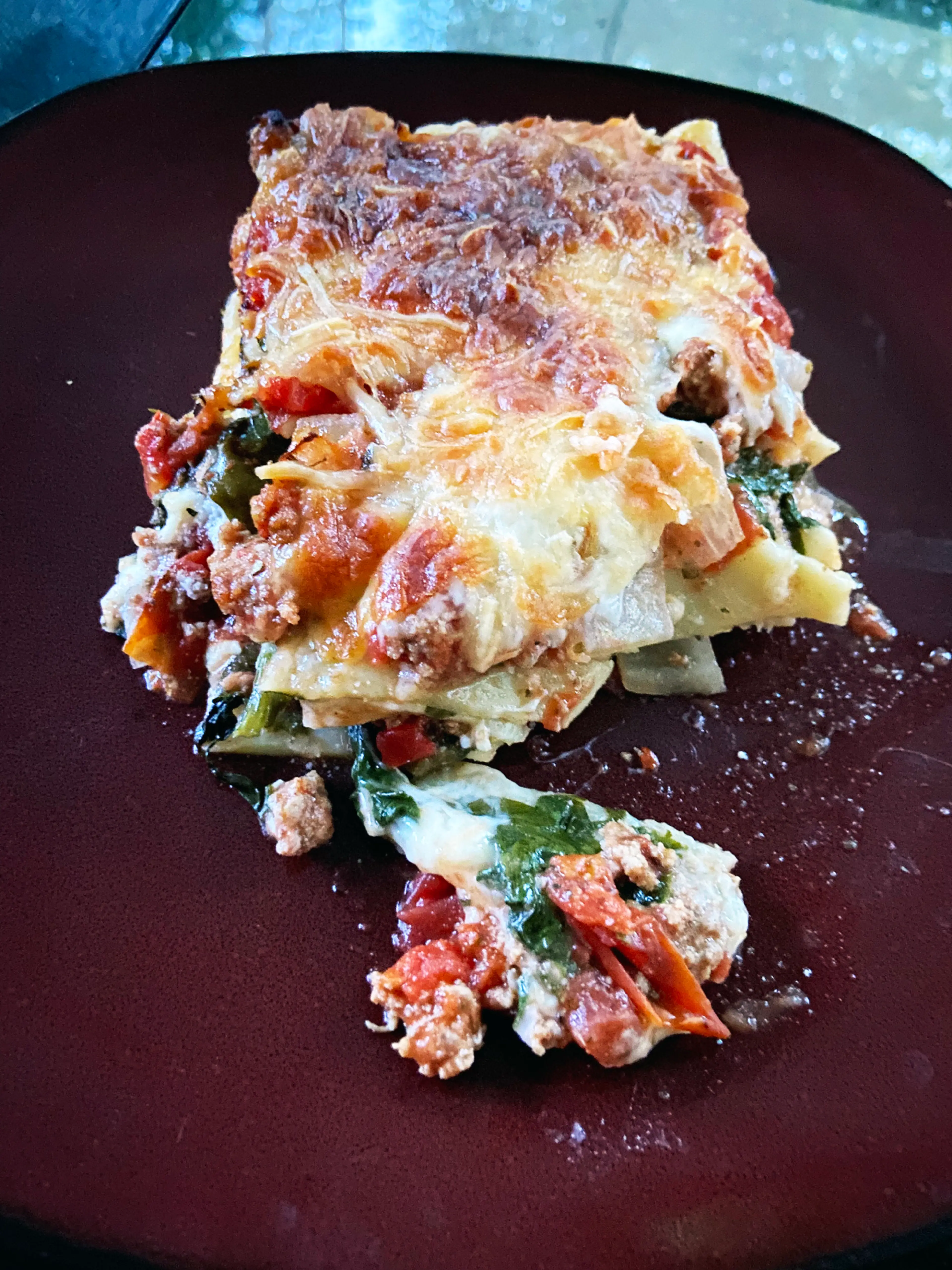 Easy Red Meaty Lasagna