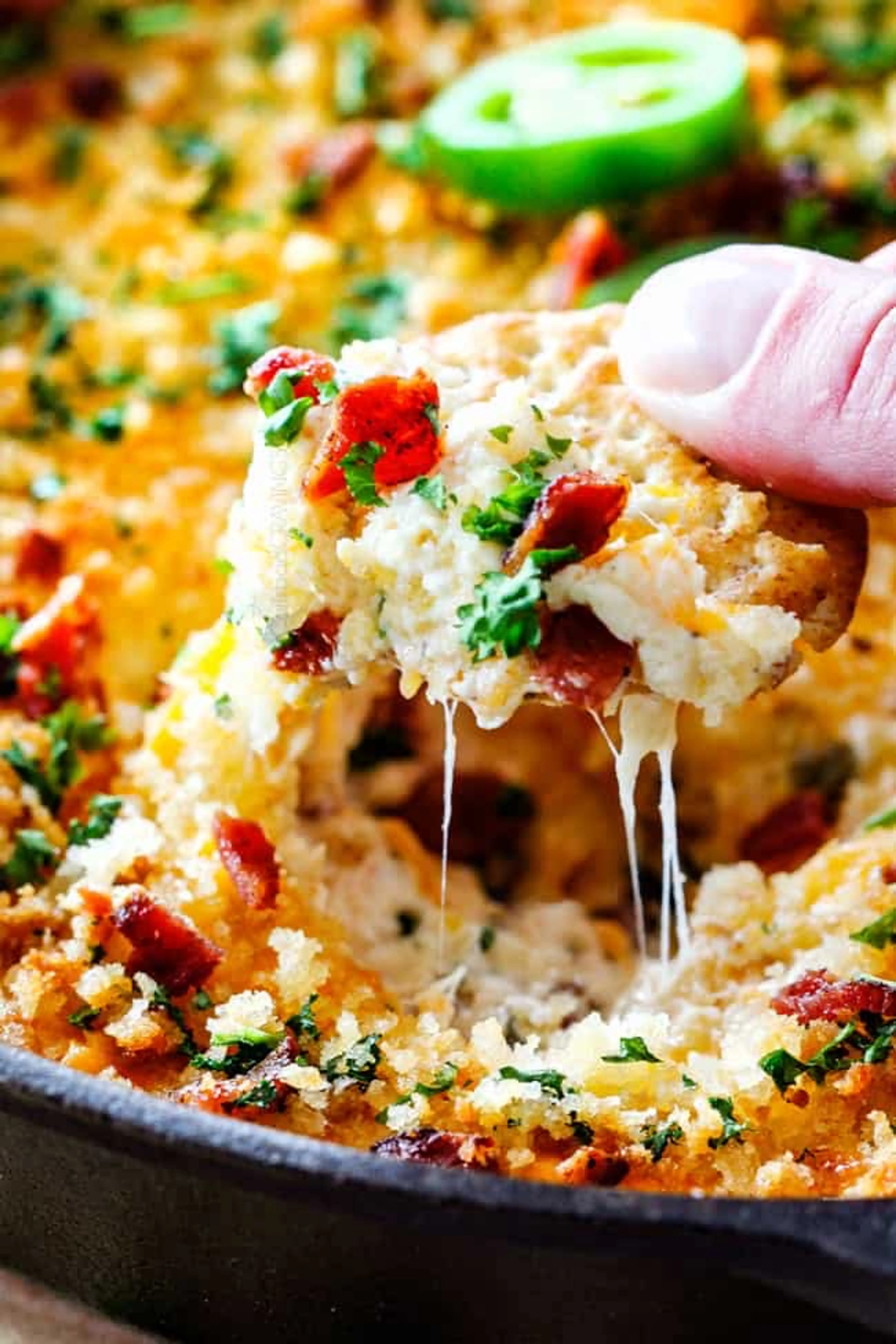 Jalapeno Popper Dip with Bacon (Video)