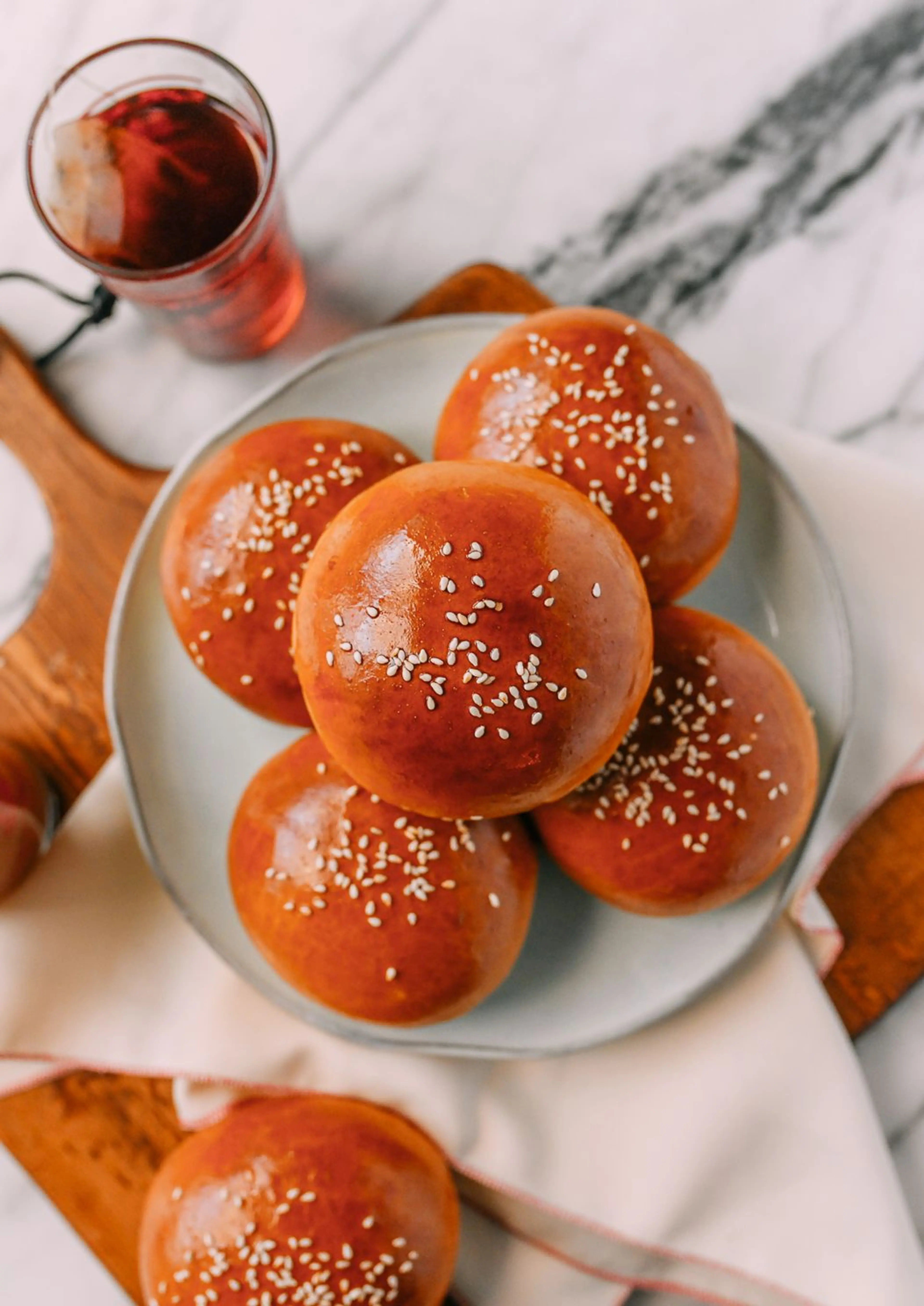 Chinese BBQ Pork Buns (Baked Char Siu Bao)