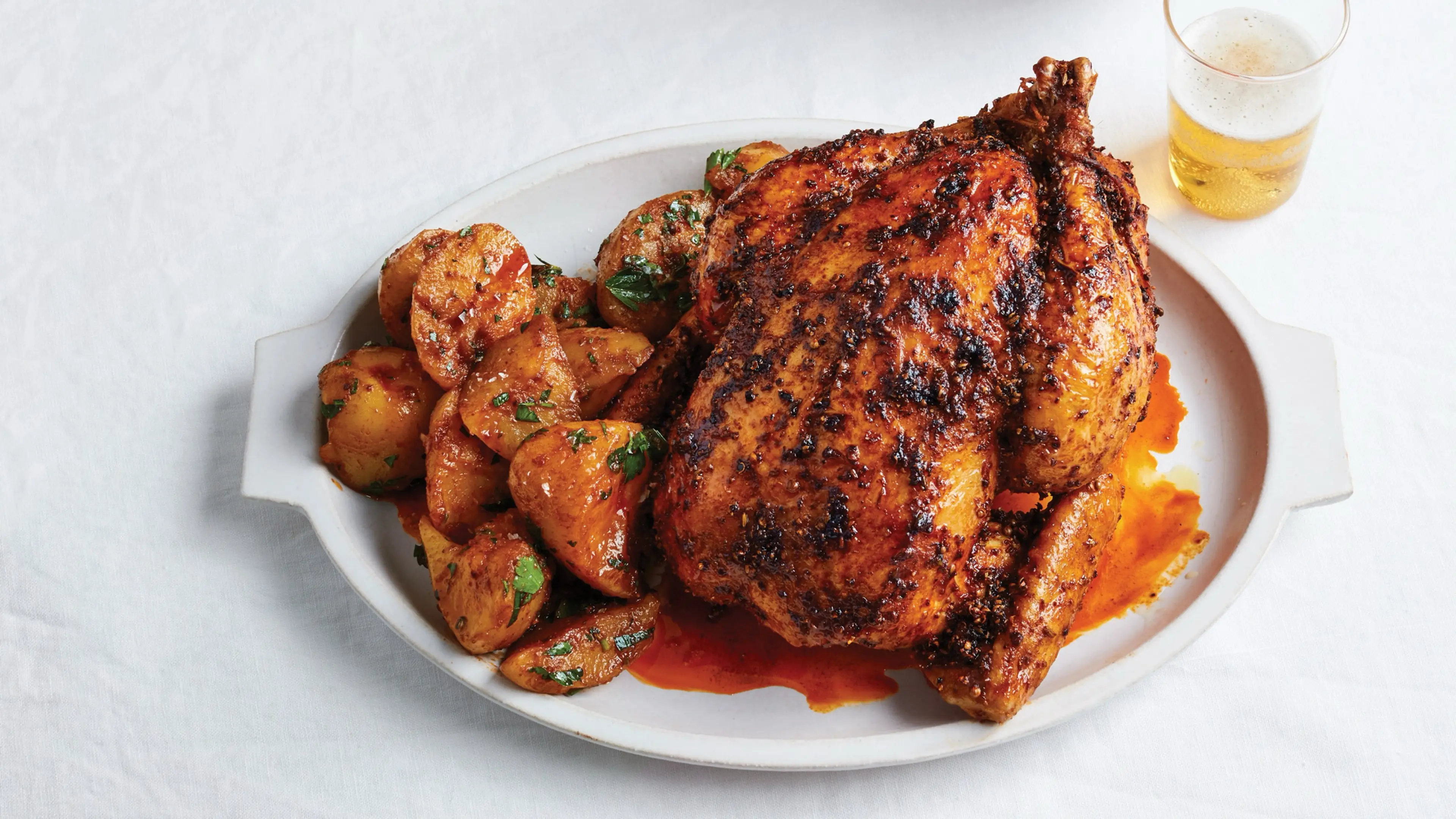 Chile-and-Citrus-Rubbed Chicken With Potatoes