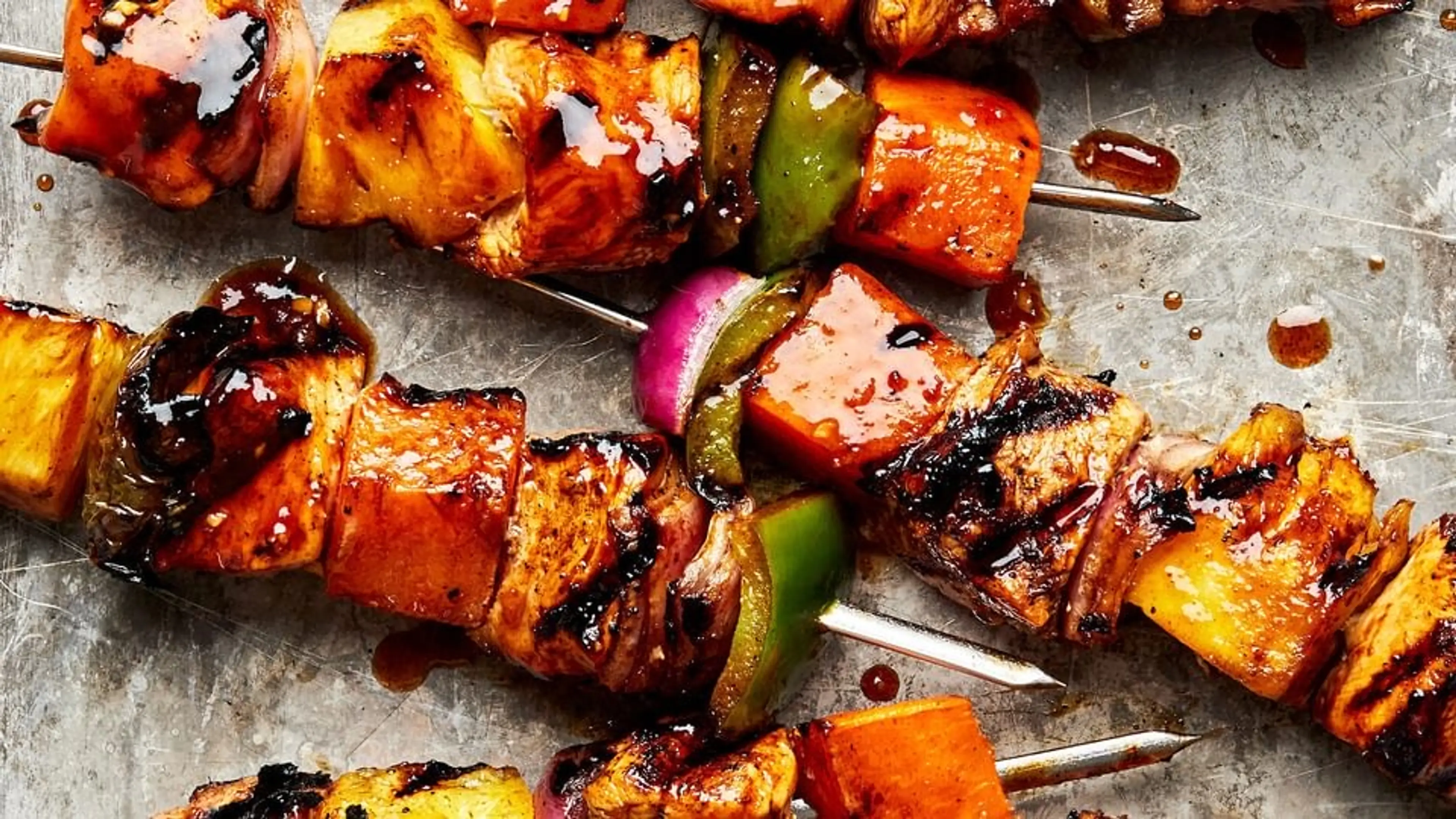 Hawaiian Chicken Kabobs