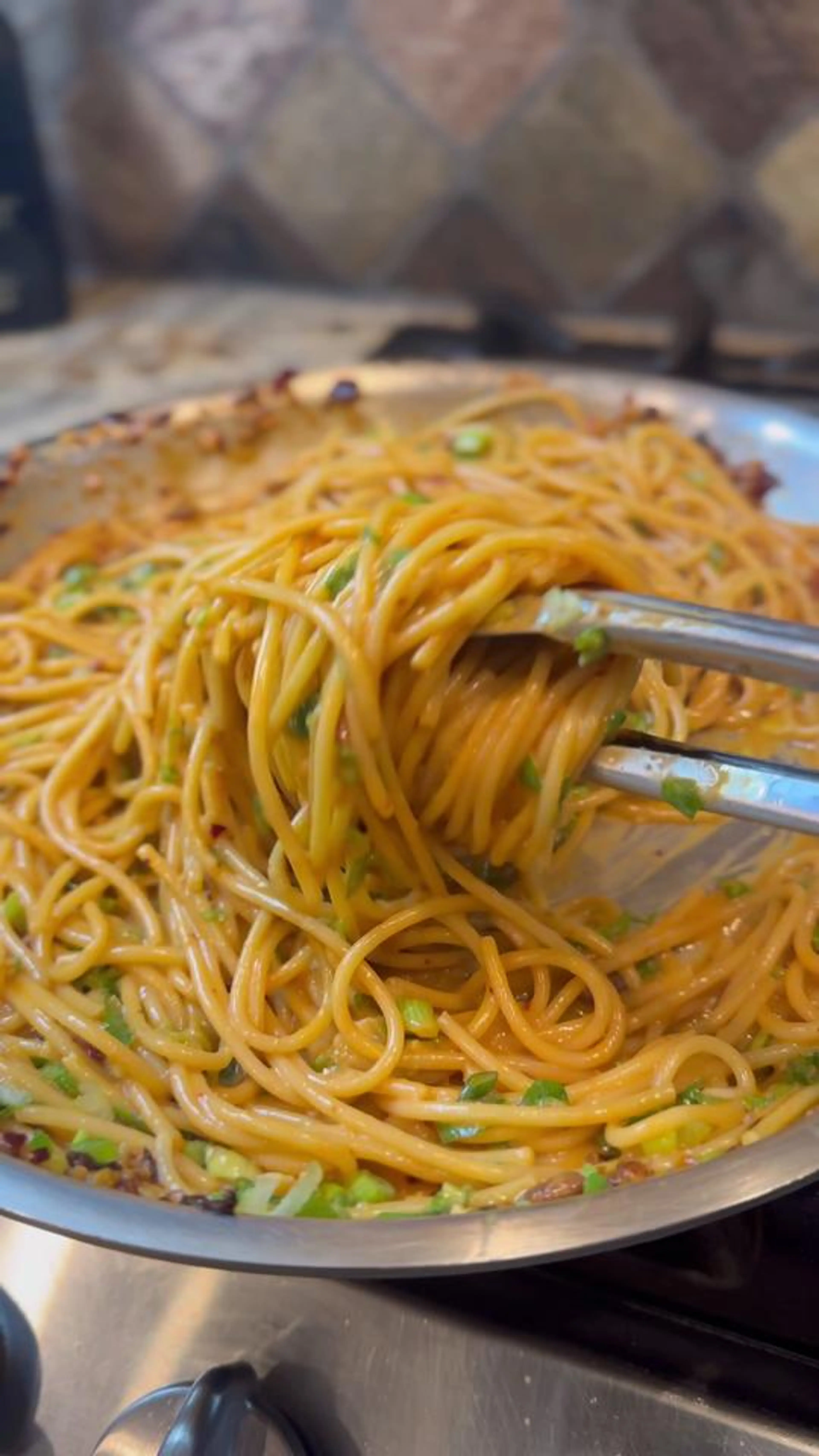 Crunchy Garlic Butter Pasta