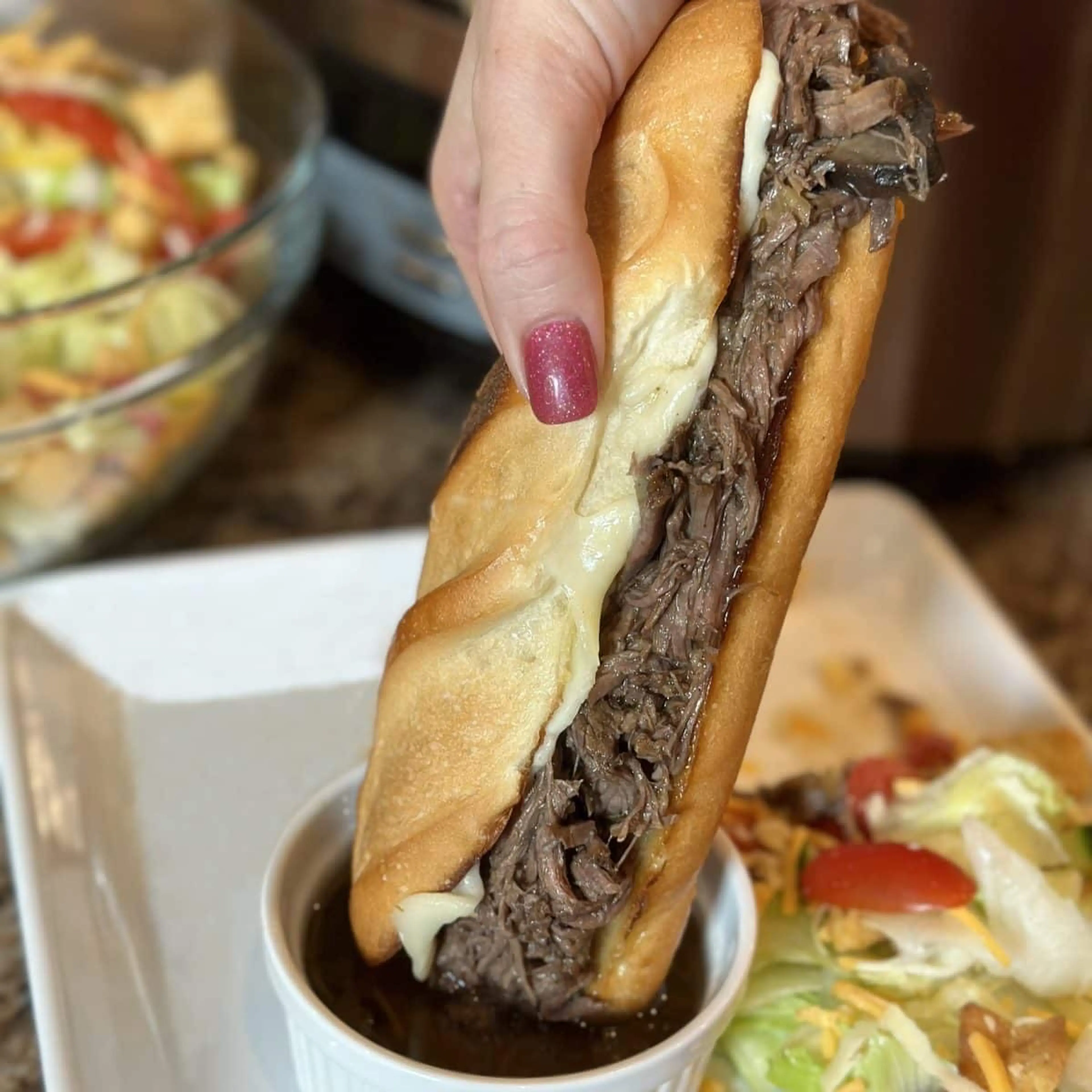 Mississippi French Dip Sandwiches (Slow Cooker Recipe)