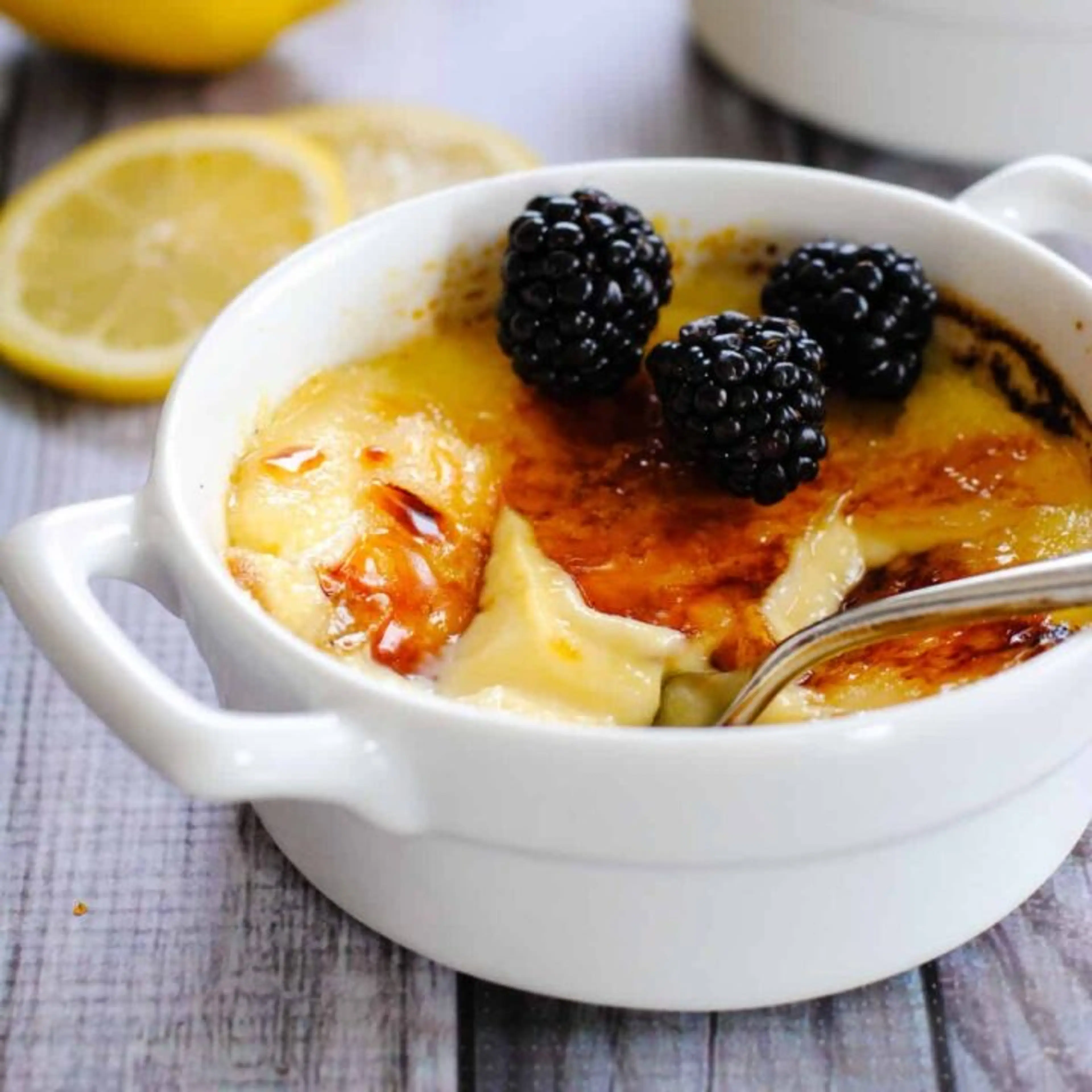 Lemon Creme Brulee