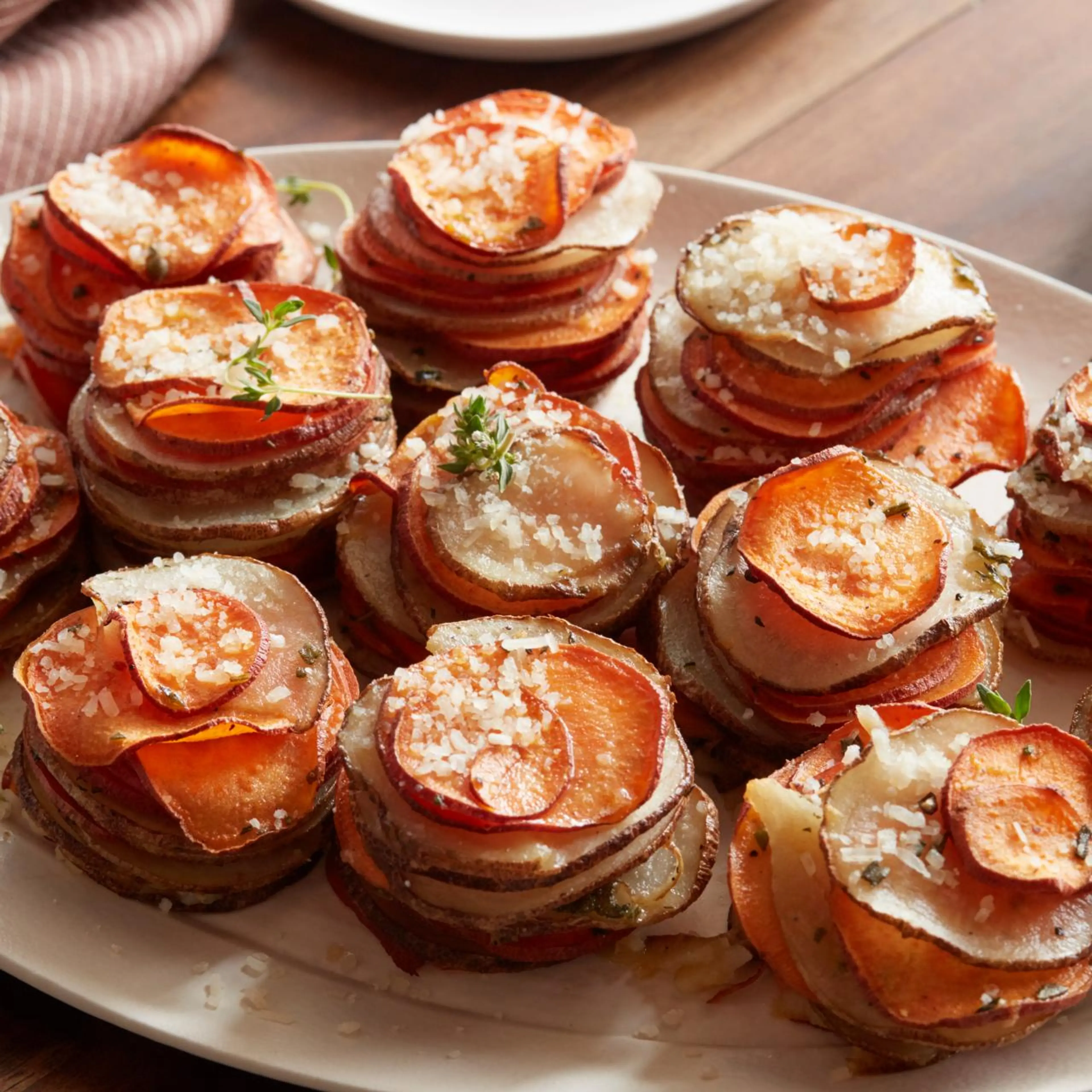 Crispy Potato Stacks