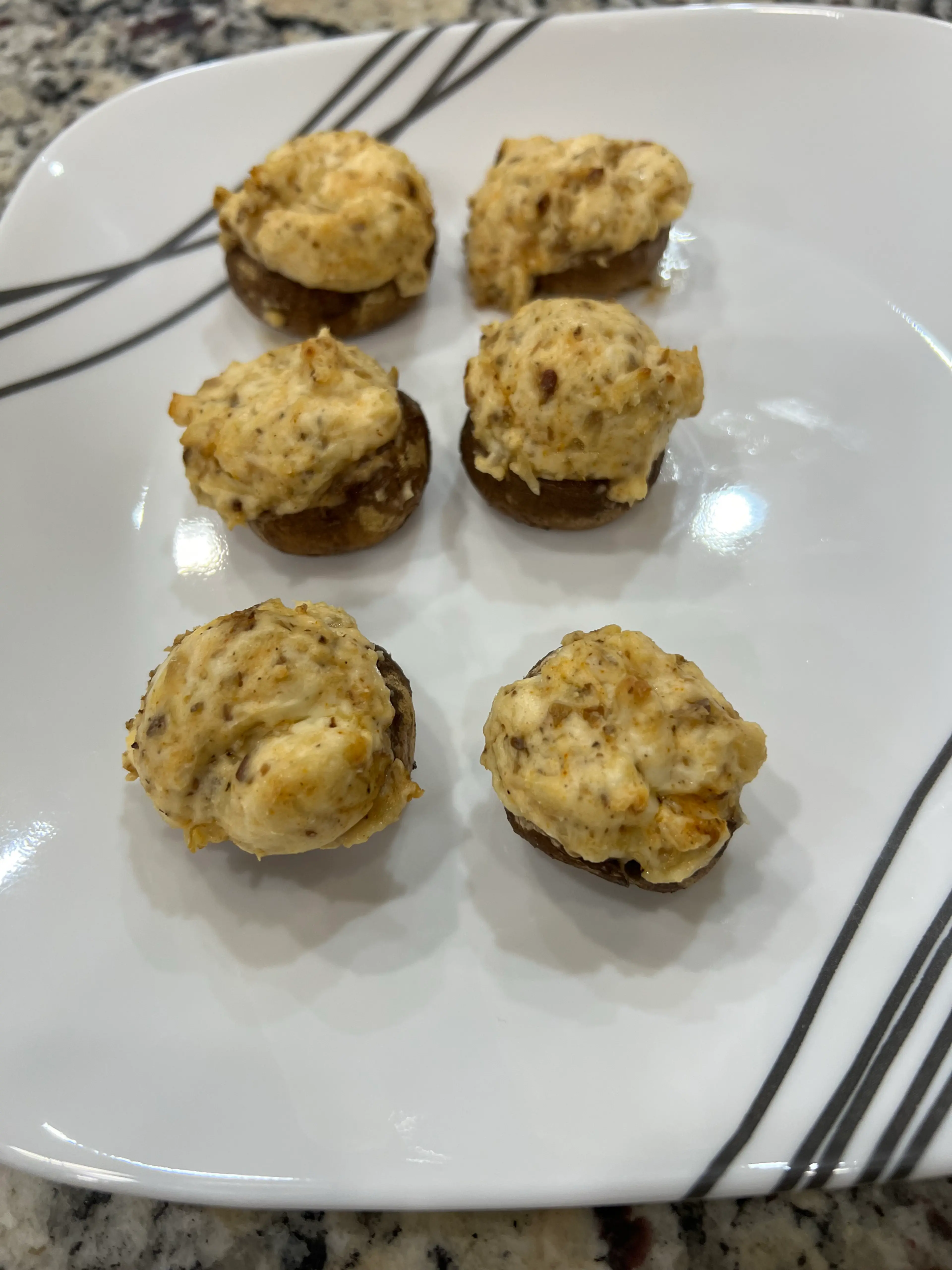 Stuffed Cream Cheese Mushrooms