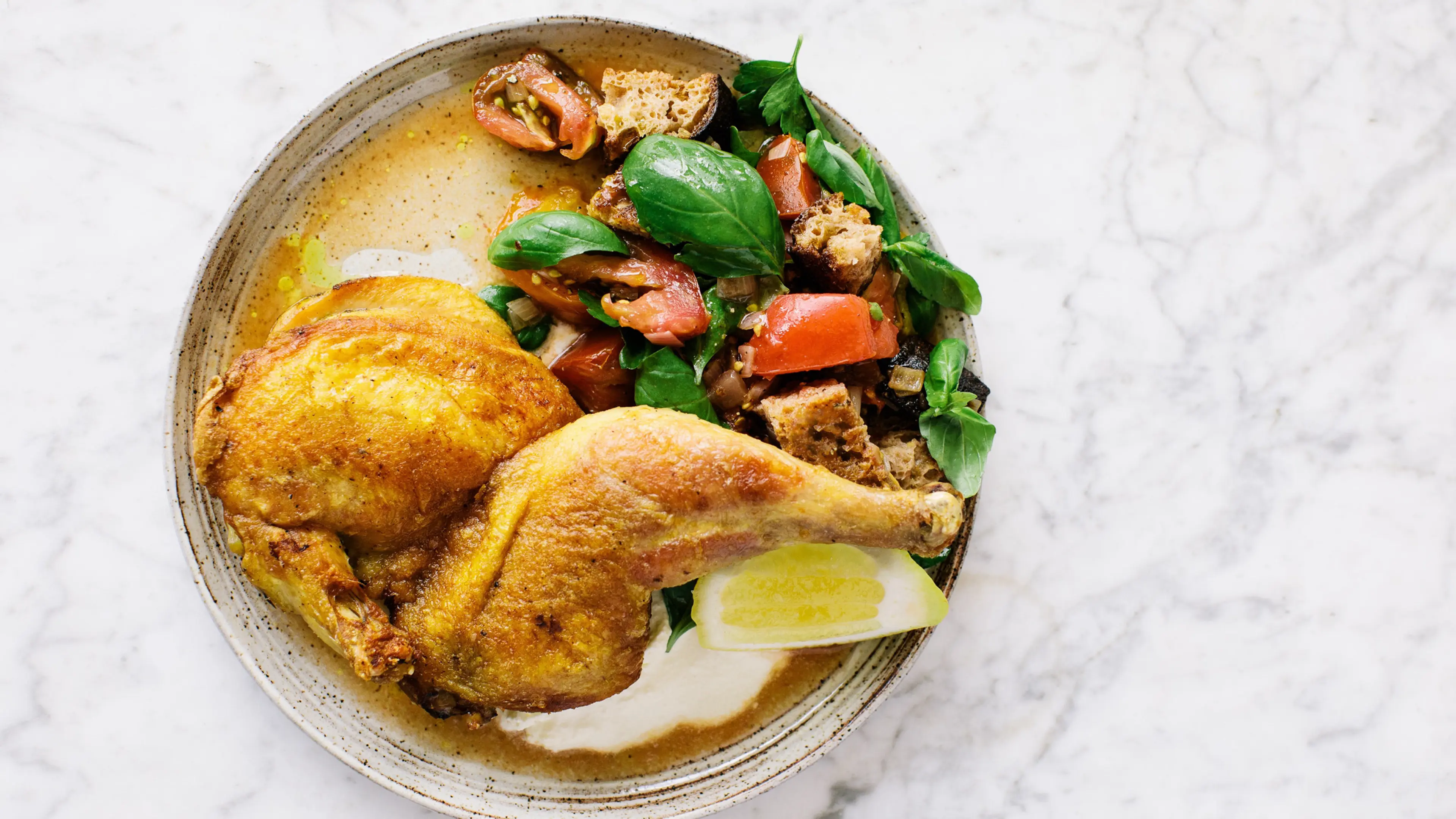 Herb-Rubbed Cast-Iron Chicken