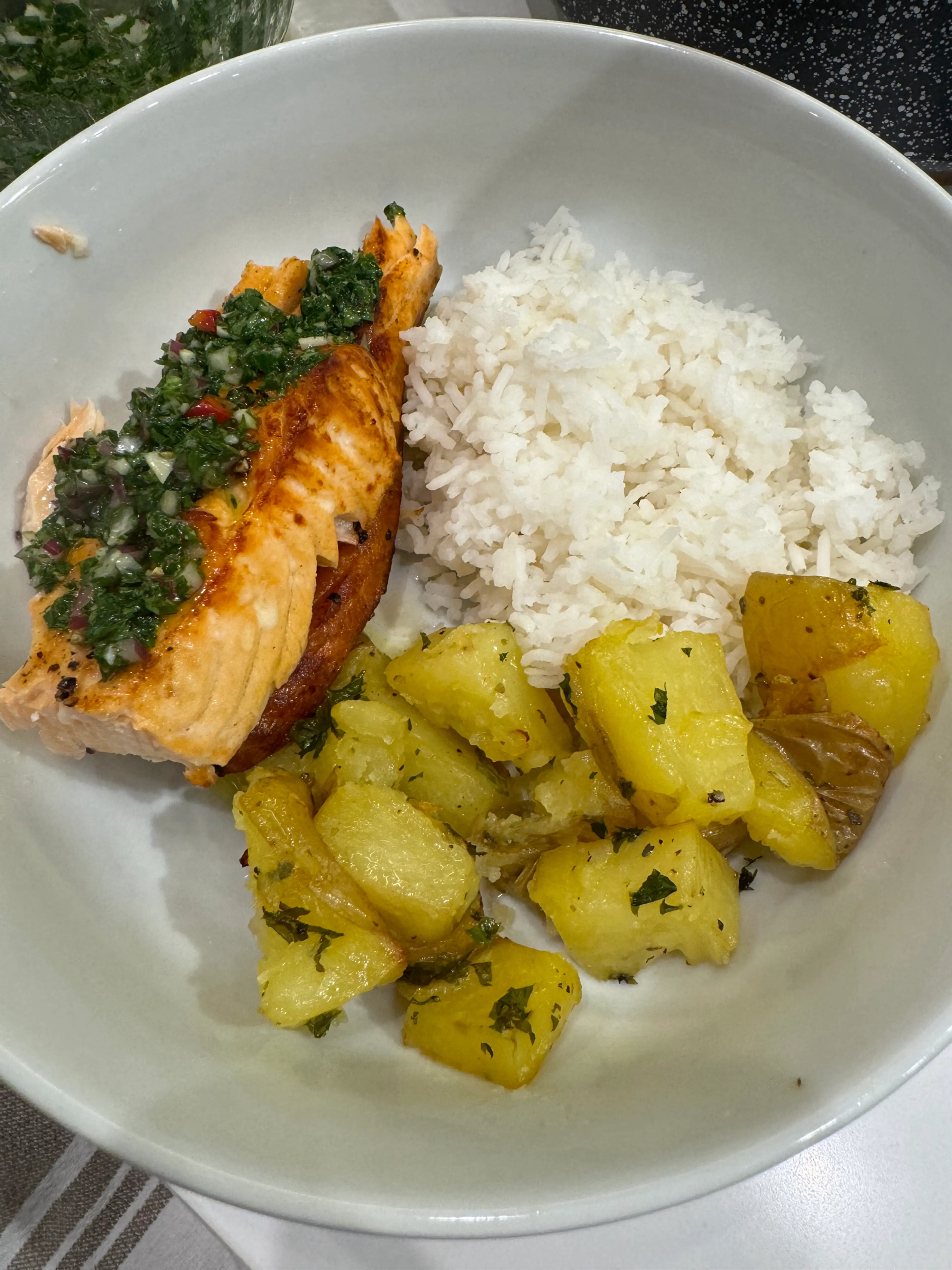 Chimichurri Salmon