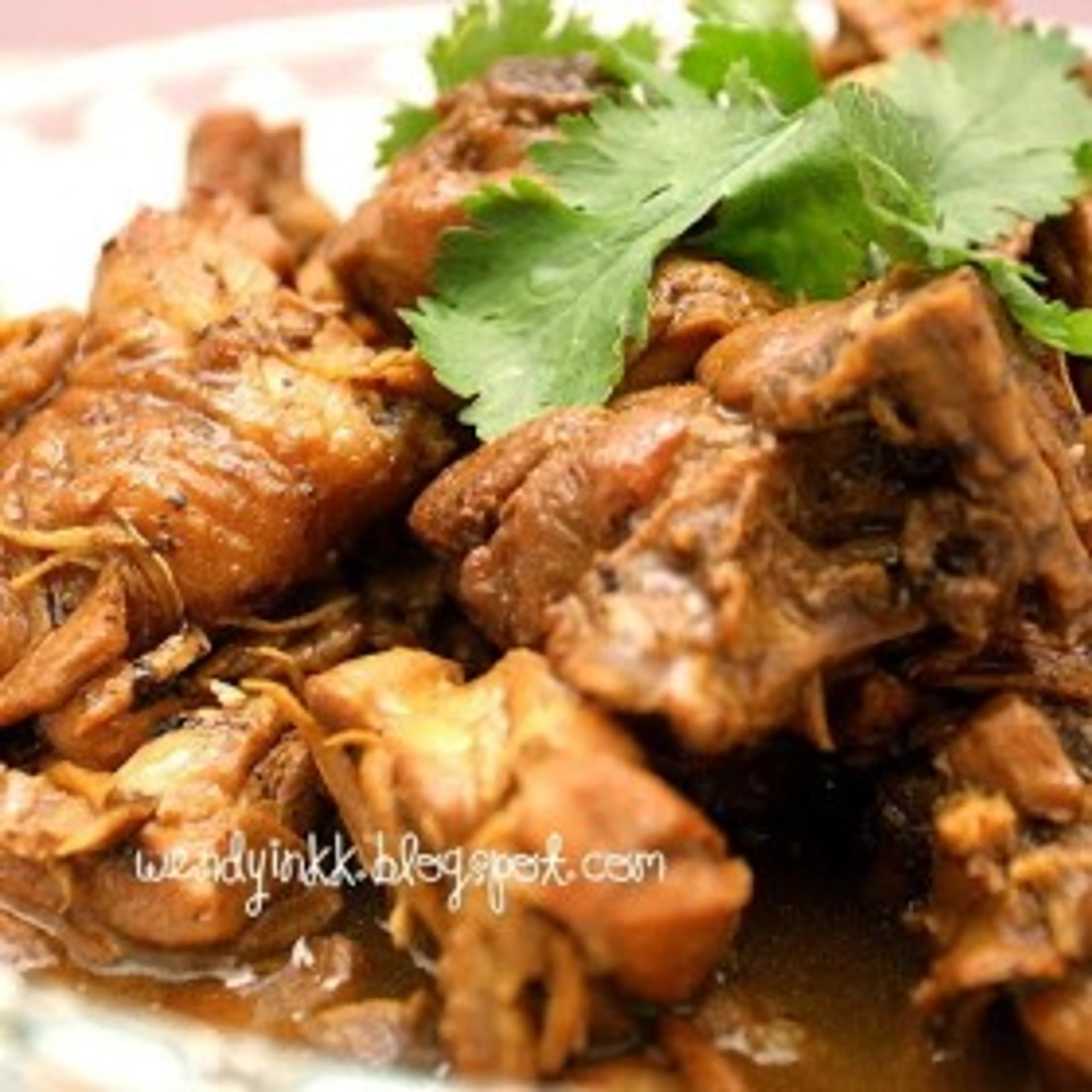 Ginger Braised Chicken, My Mom's Style