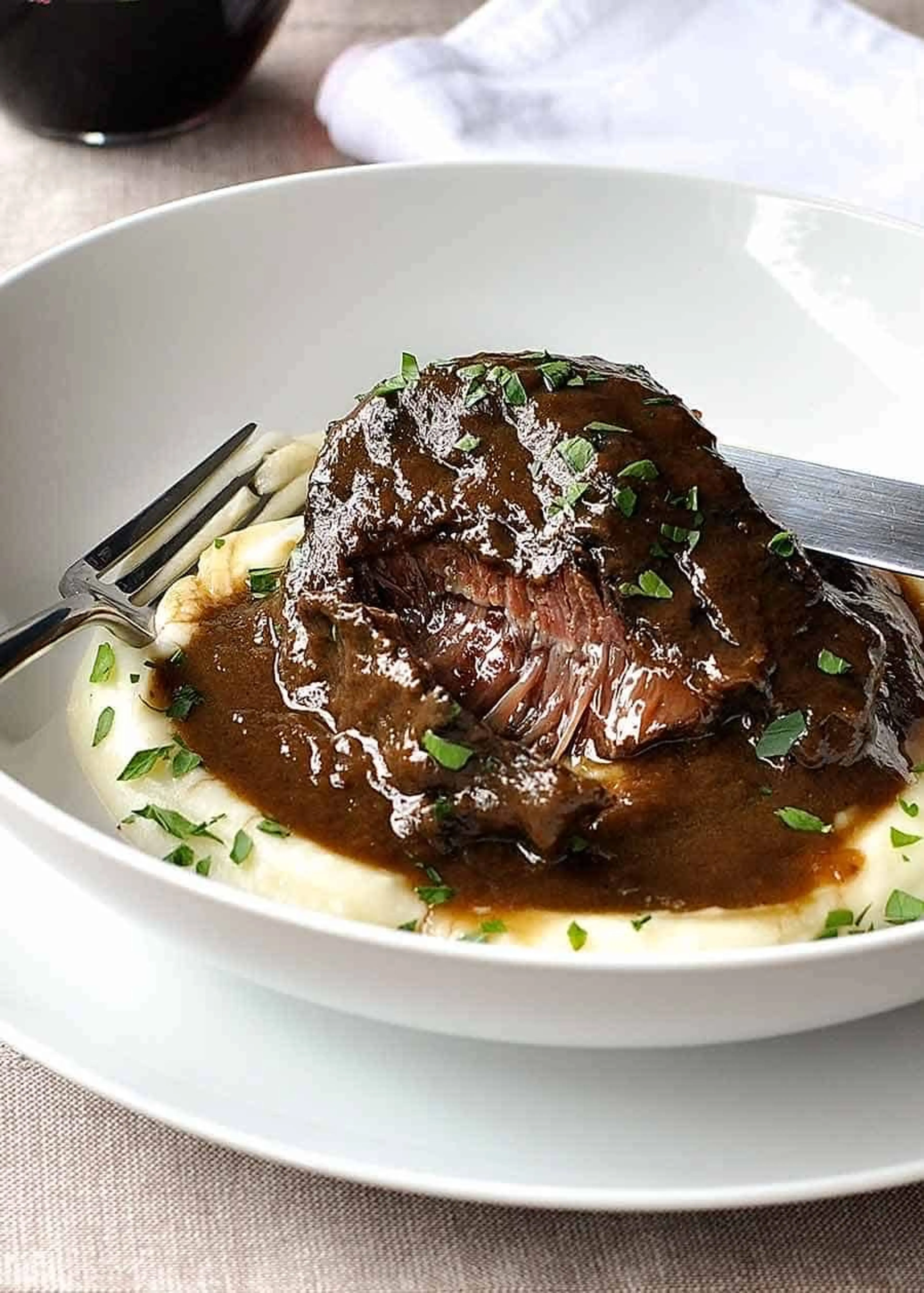 Slow Cooked Beef Cheeks