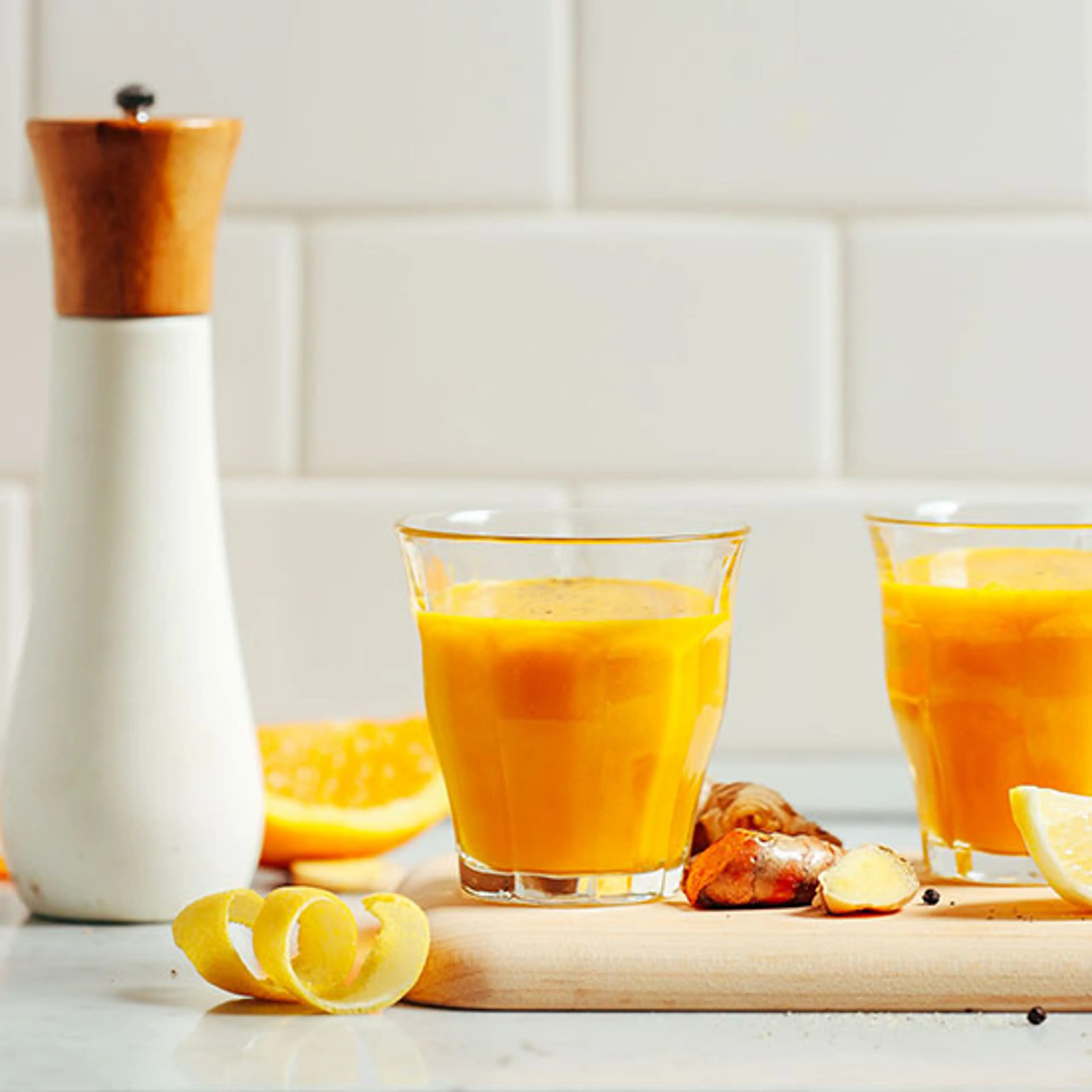 Lemon Ginger Turmeric Wellness Shots