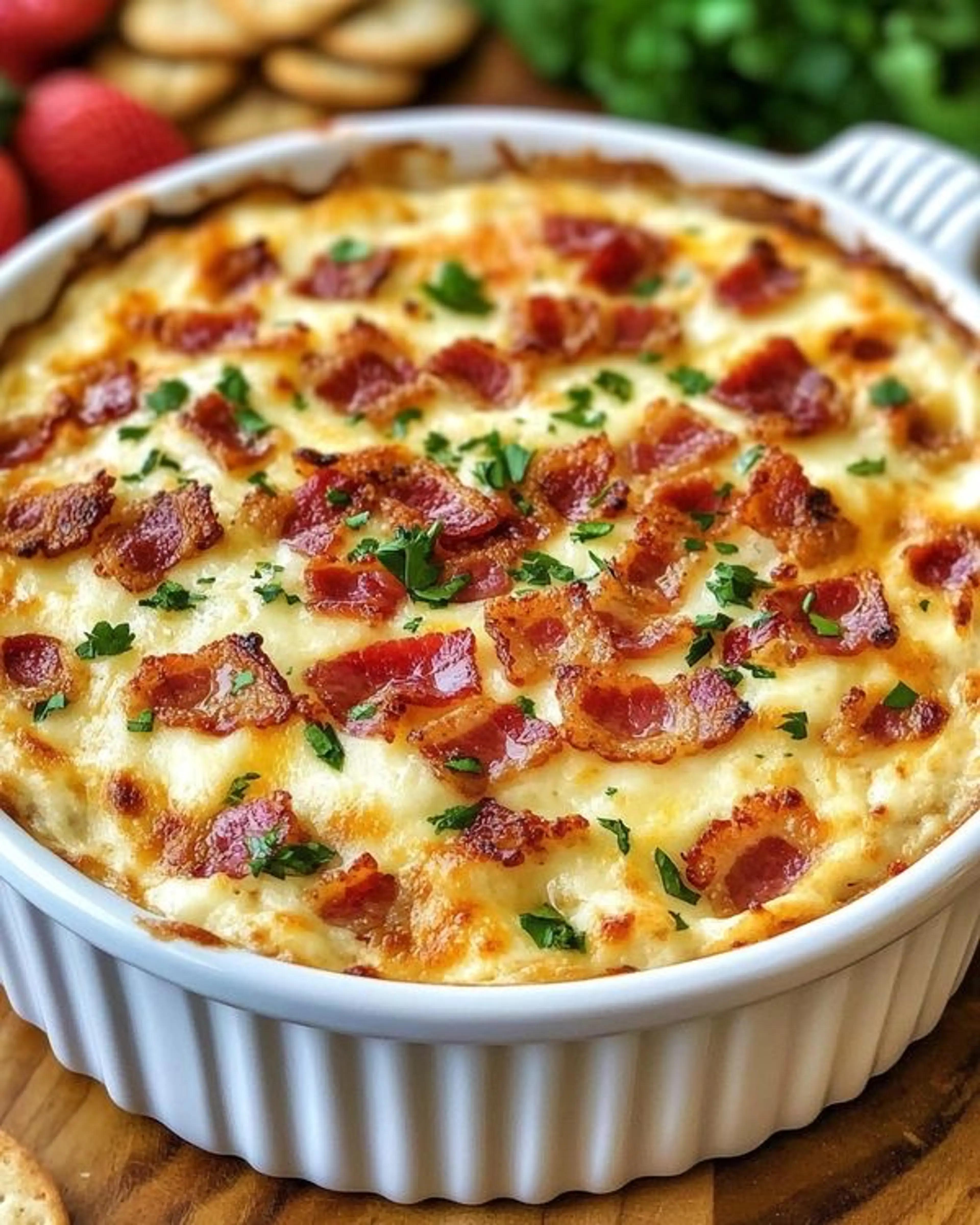 Hot Smoked Gouda Bacon Dip