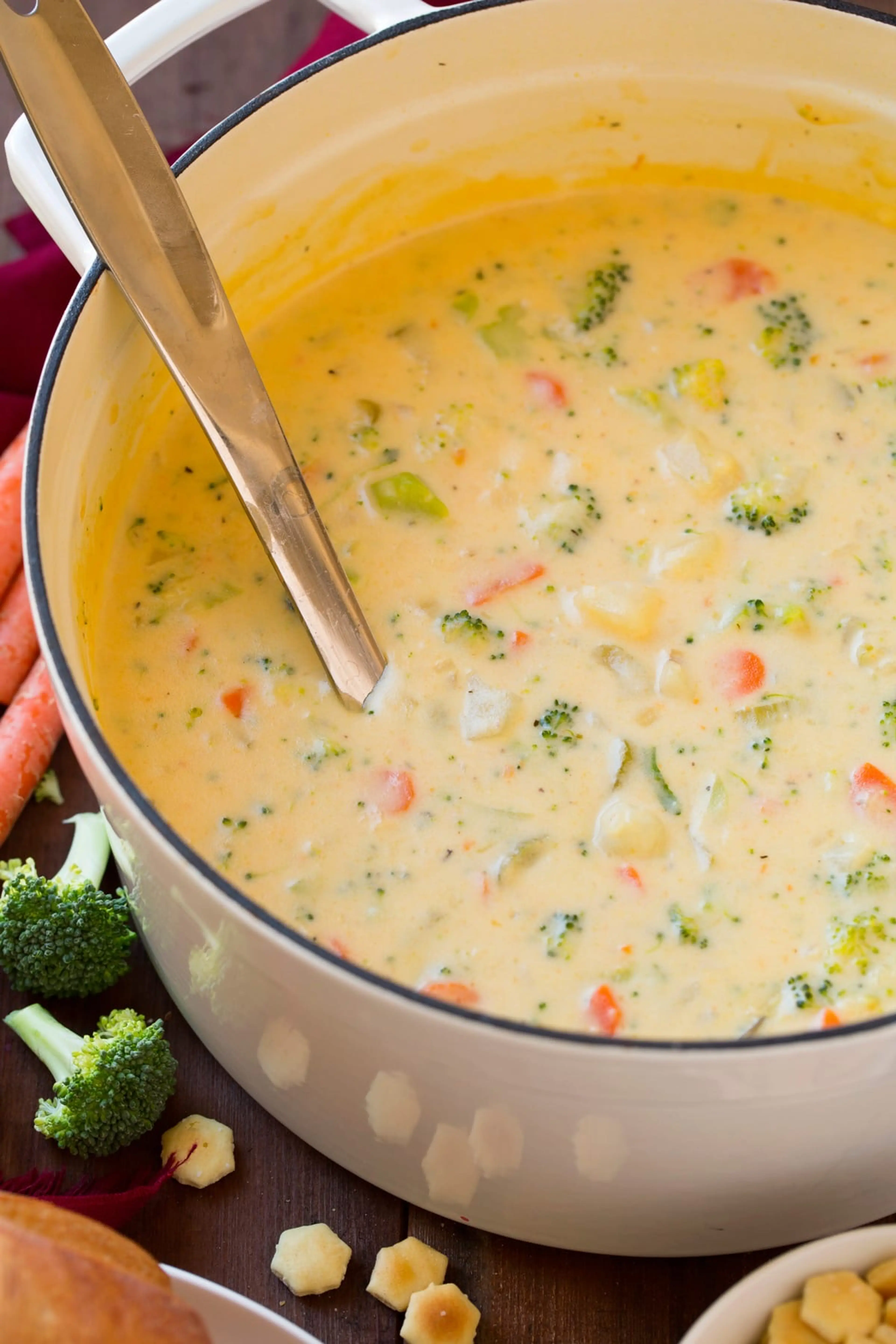 Cheddar Broccoli Potato Soup