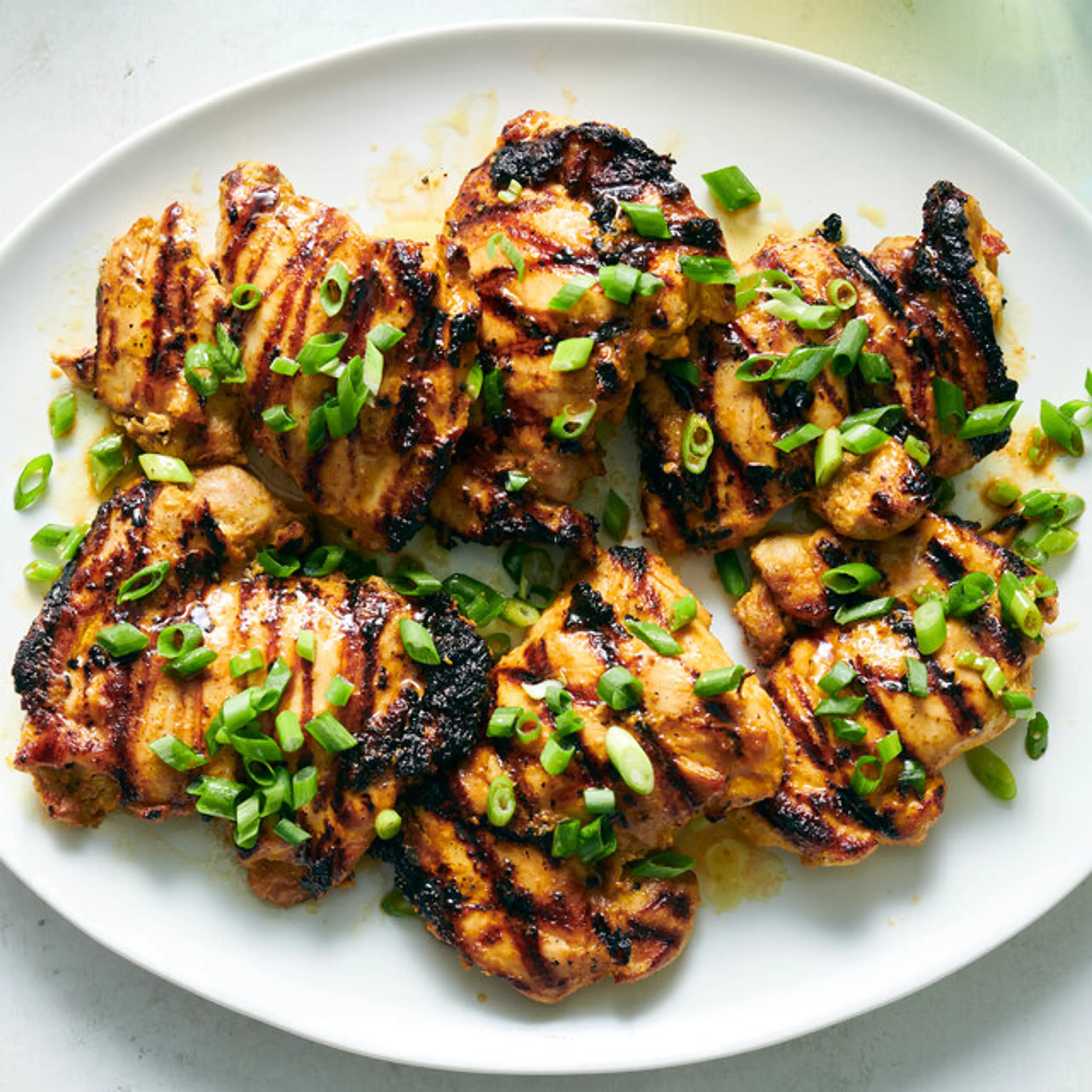 Hot-Mustard Grilled Chicken