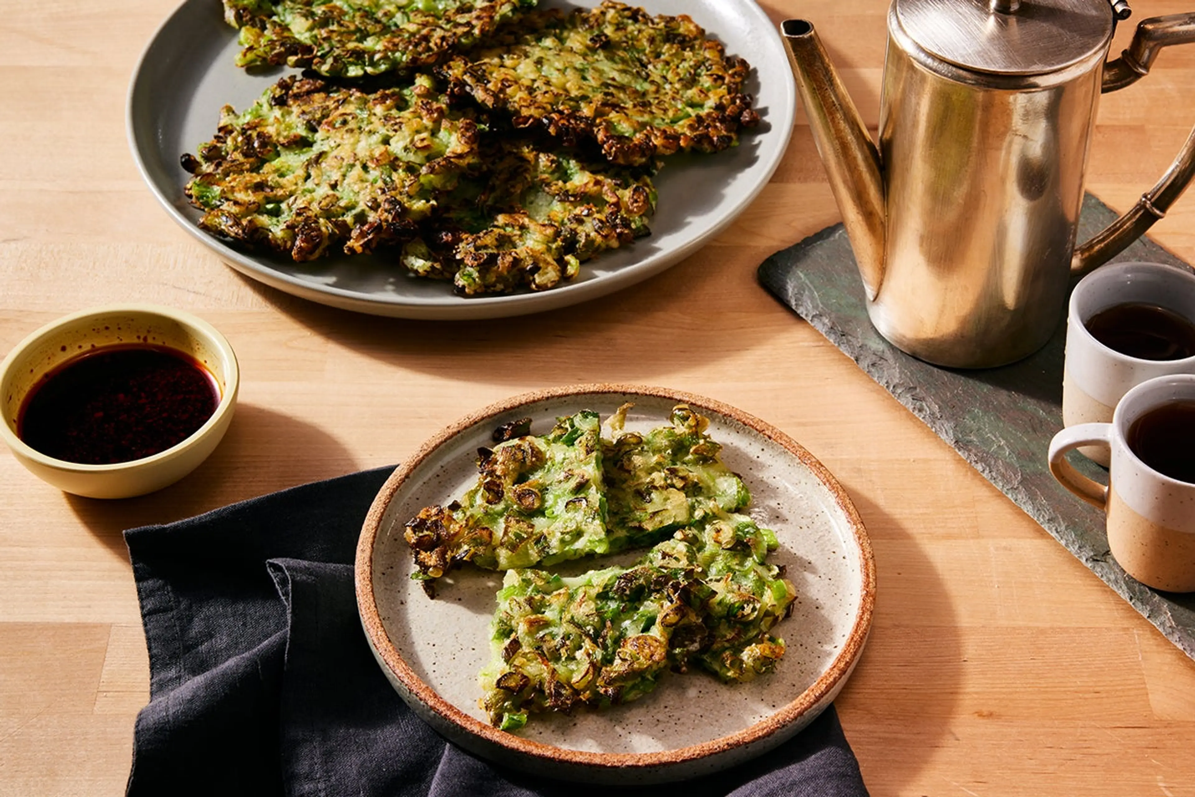 Pajeon (Korean Scallion Pancakes)