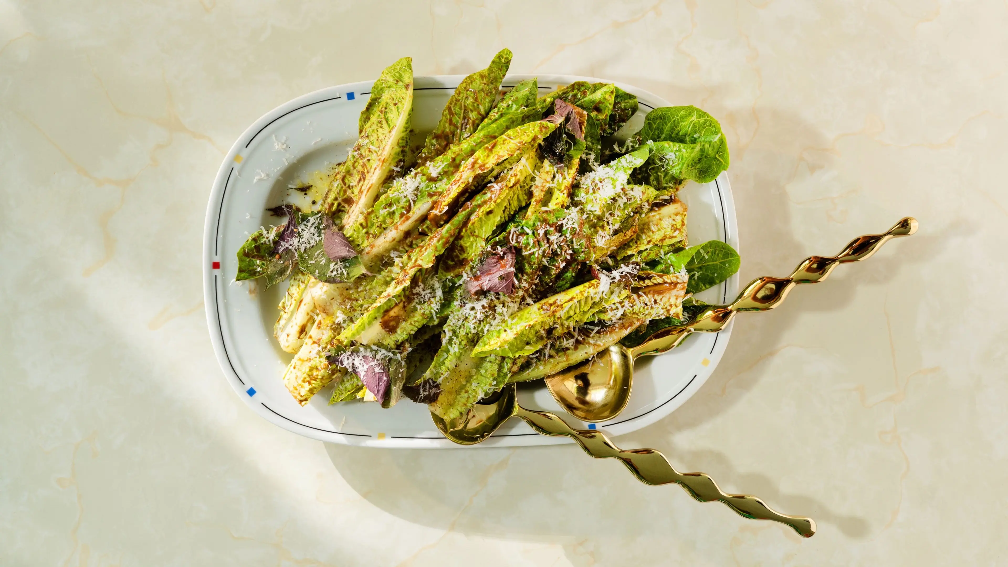 Black Garlic Caesar Salad