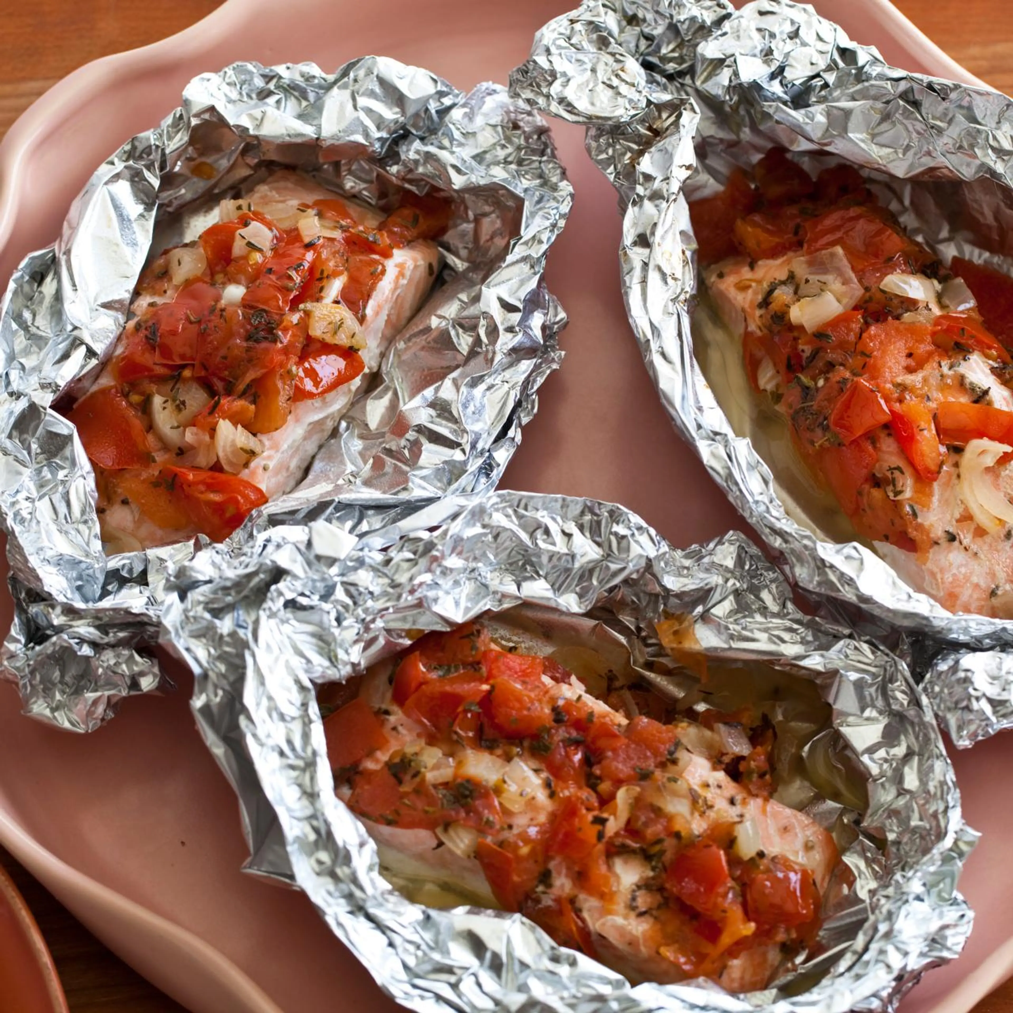 Salmon Baked in Foil