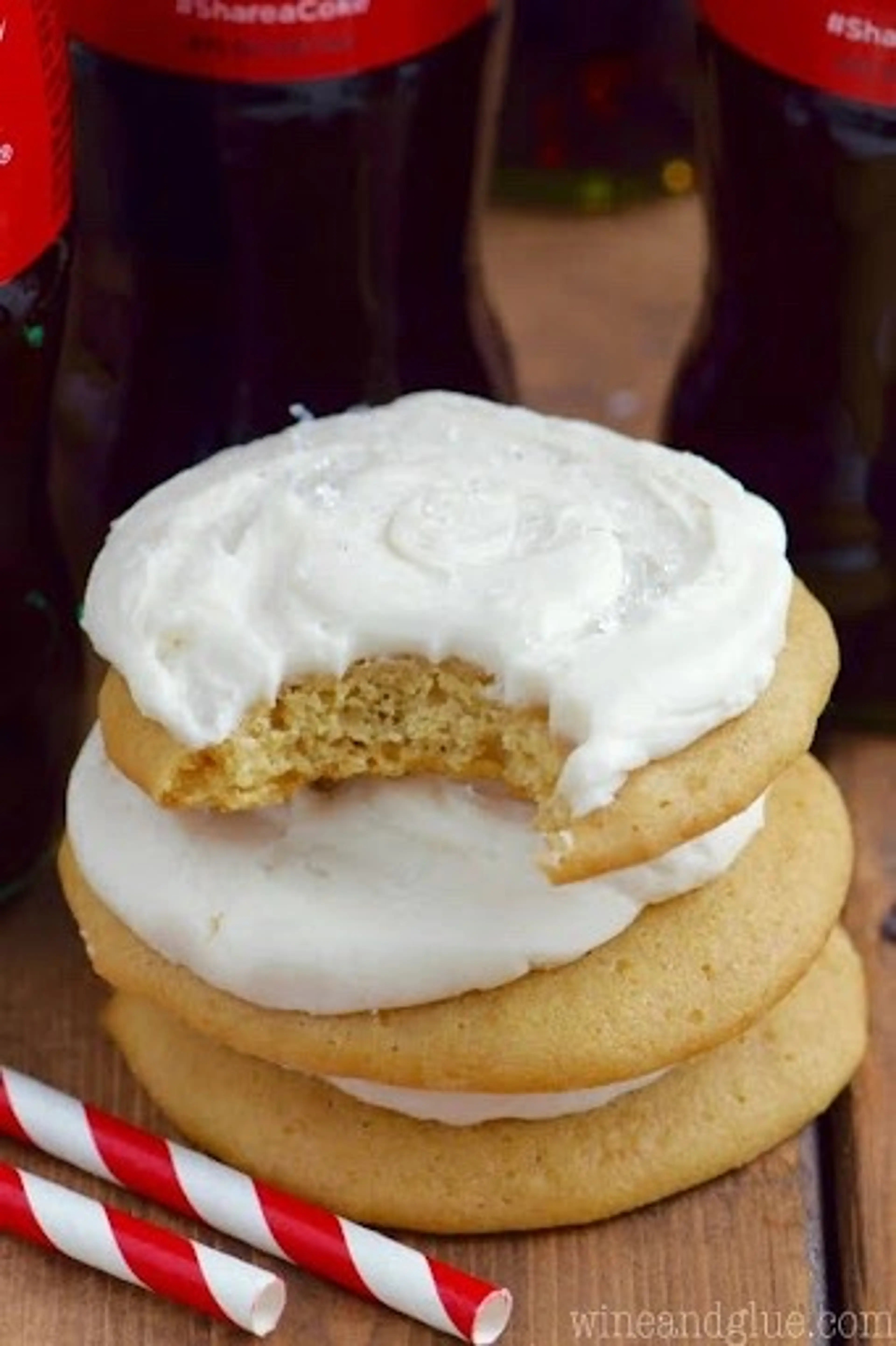 Coca-Cola Cookies with Coca-Cola Frosting