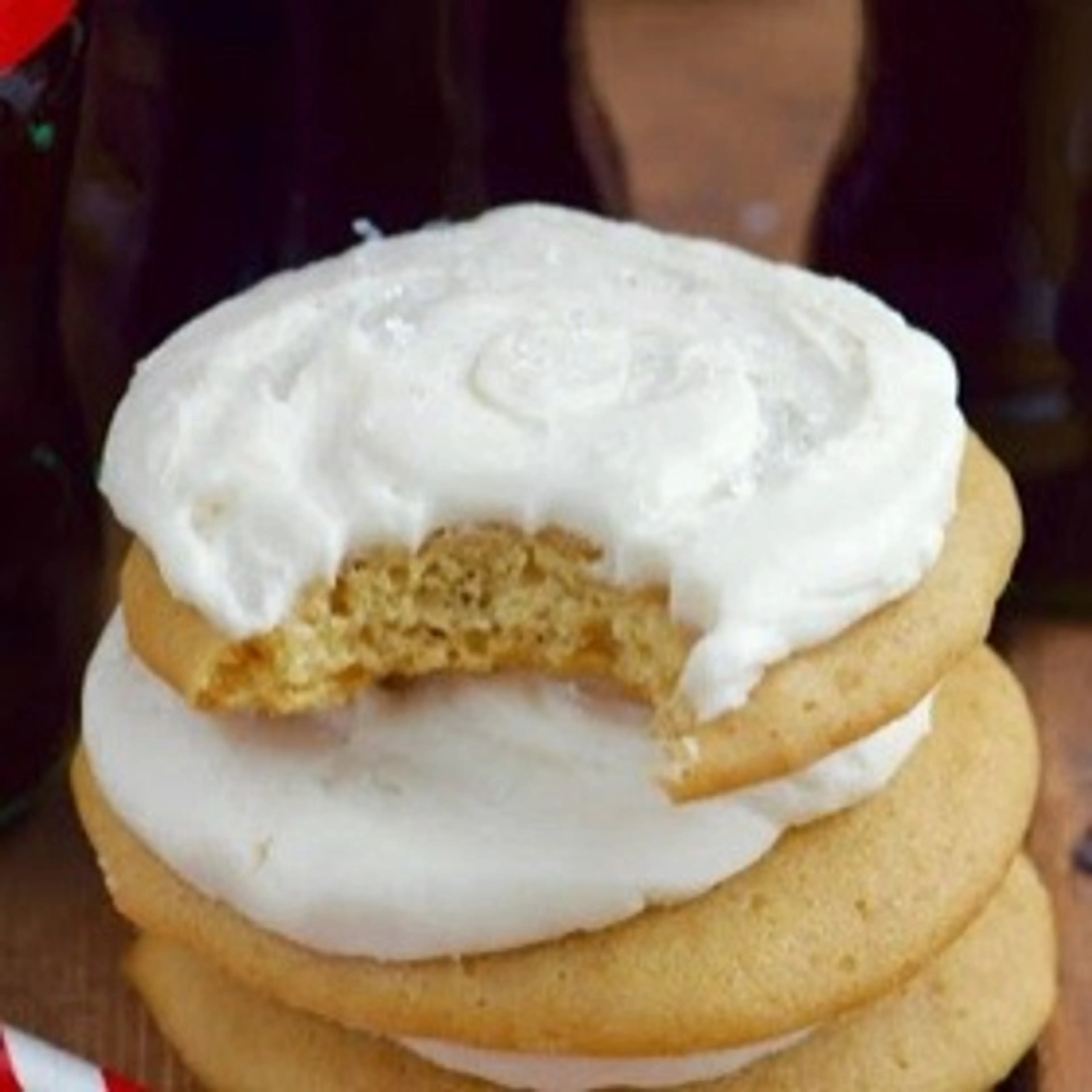 Coca-Cola Cookies with Coca-Cola Frosting