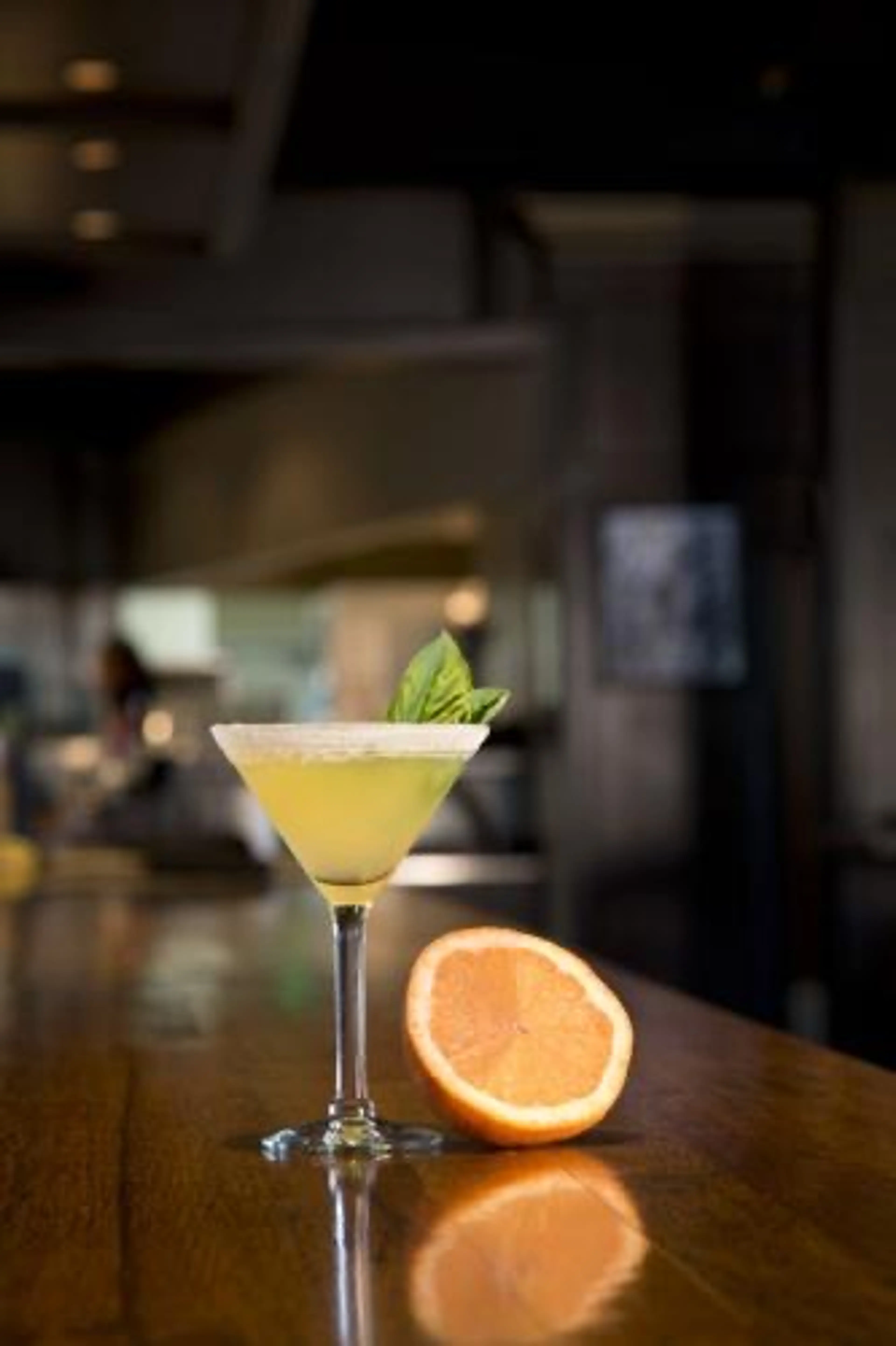 Grapefruit Basil Martini