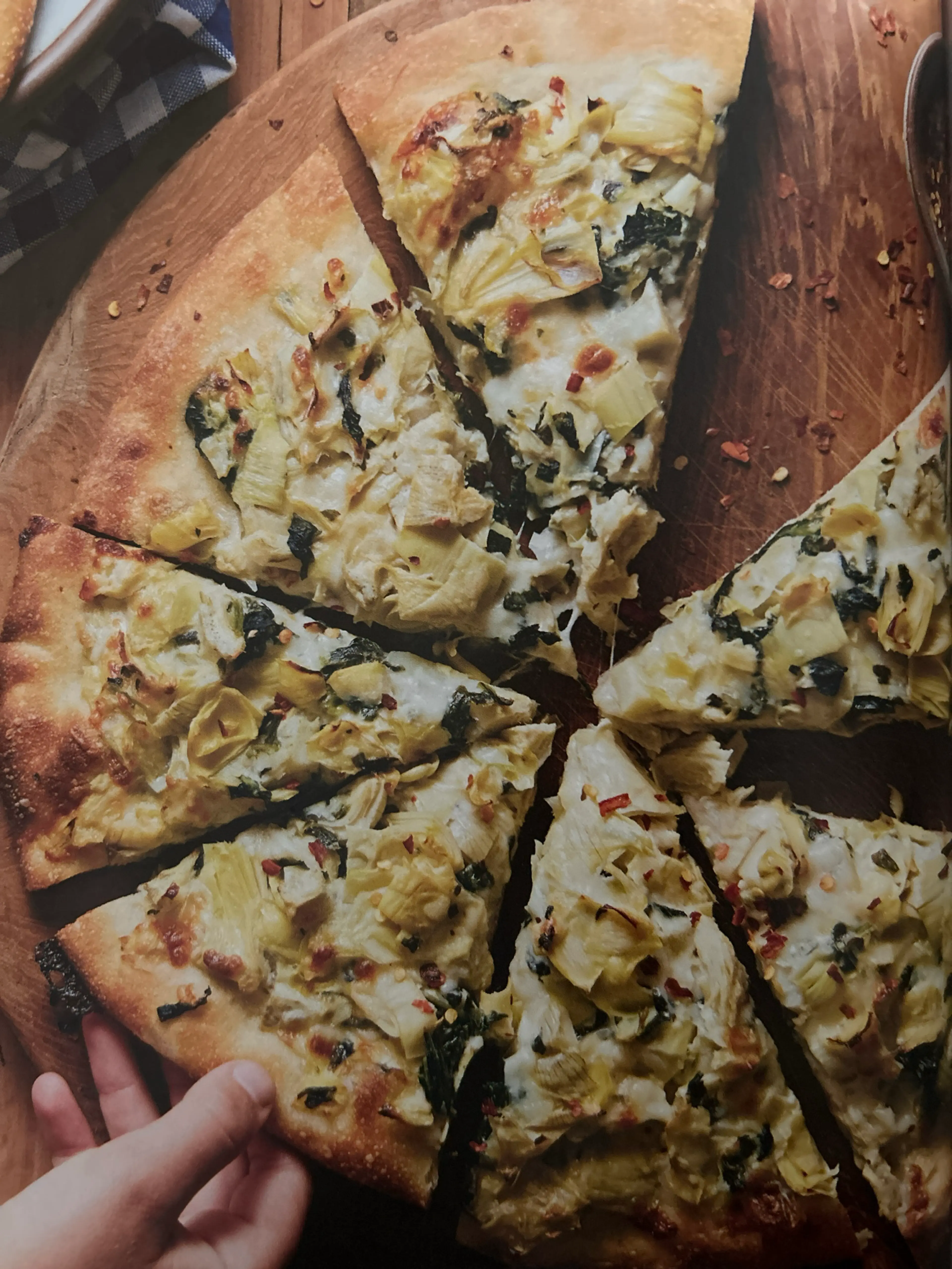 Artichoke Dip Pizza