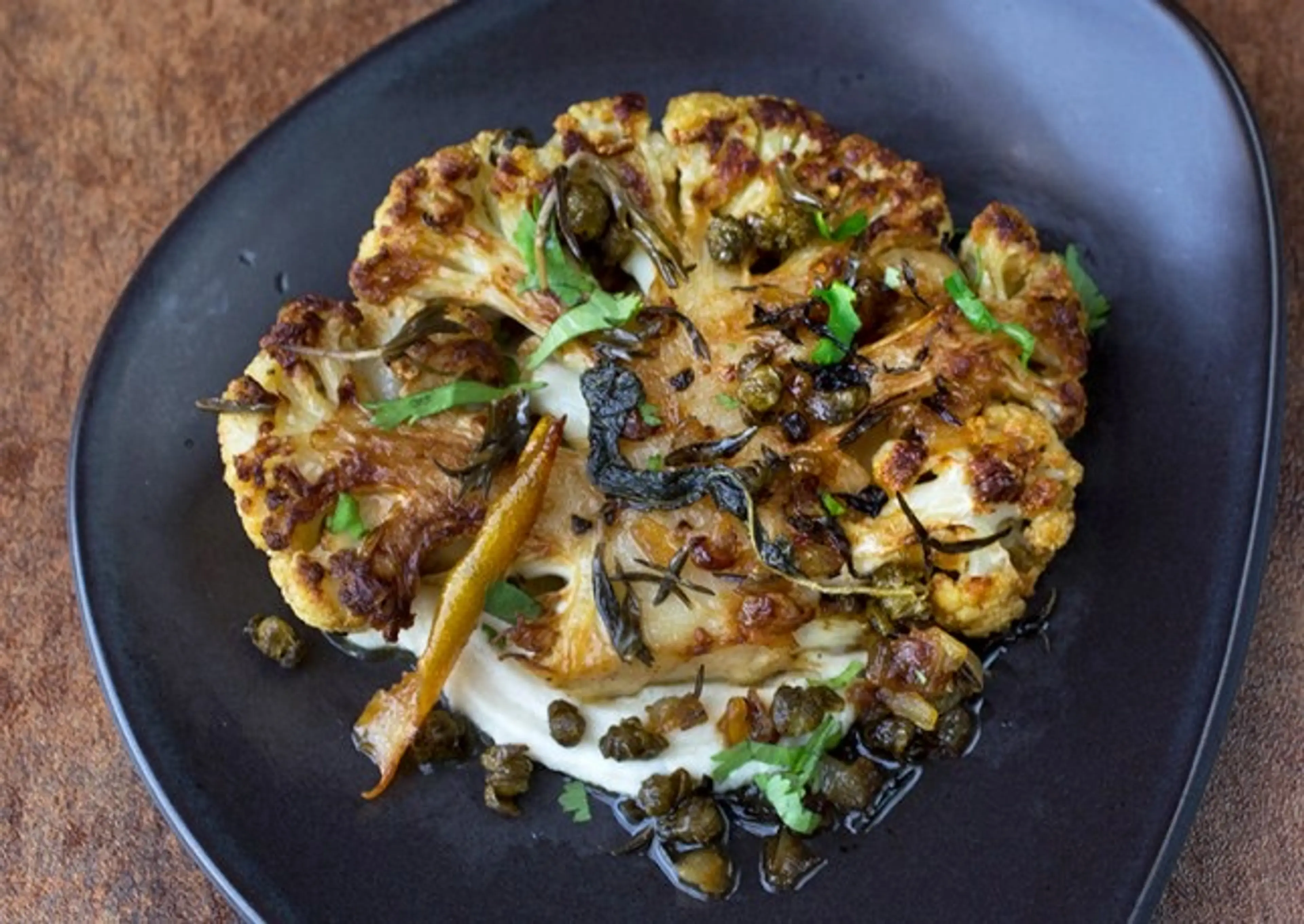 Cauliflower Steak With Za’ater