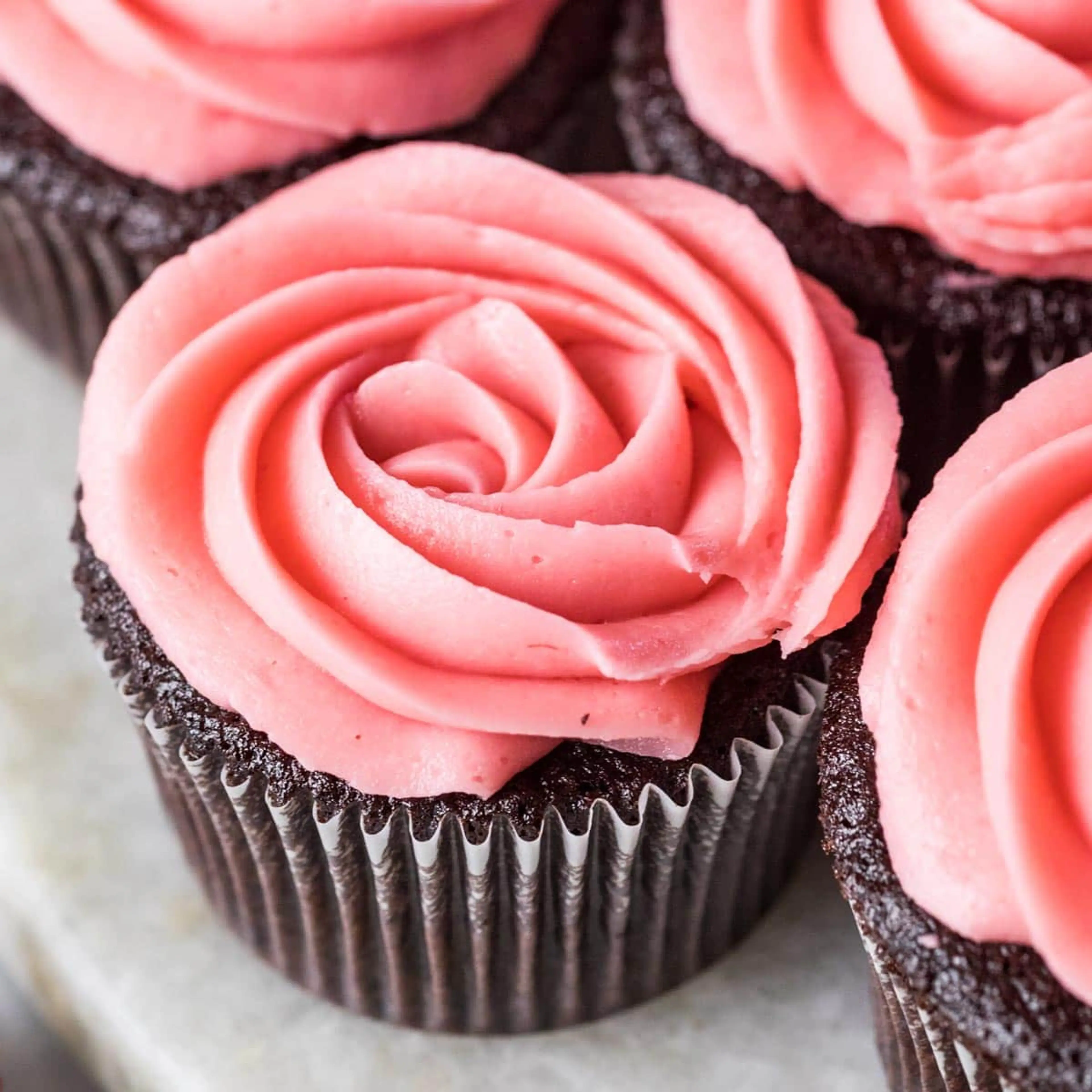 Raspberry Buttercream Frosting (sub any berry)