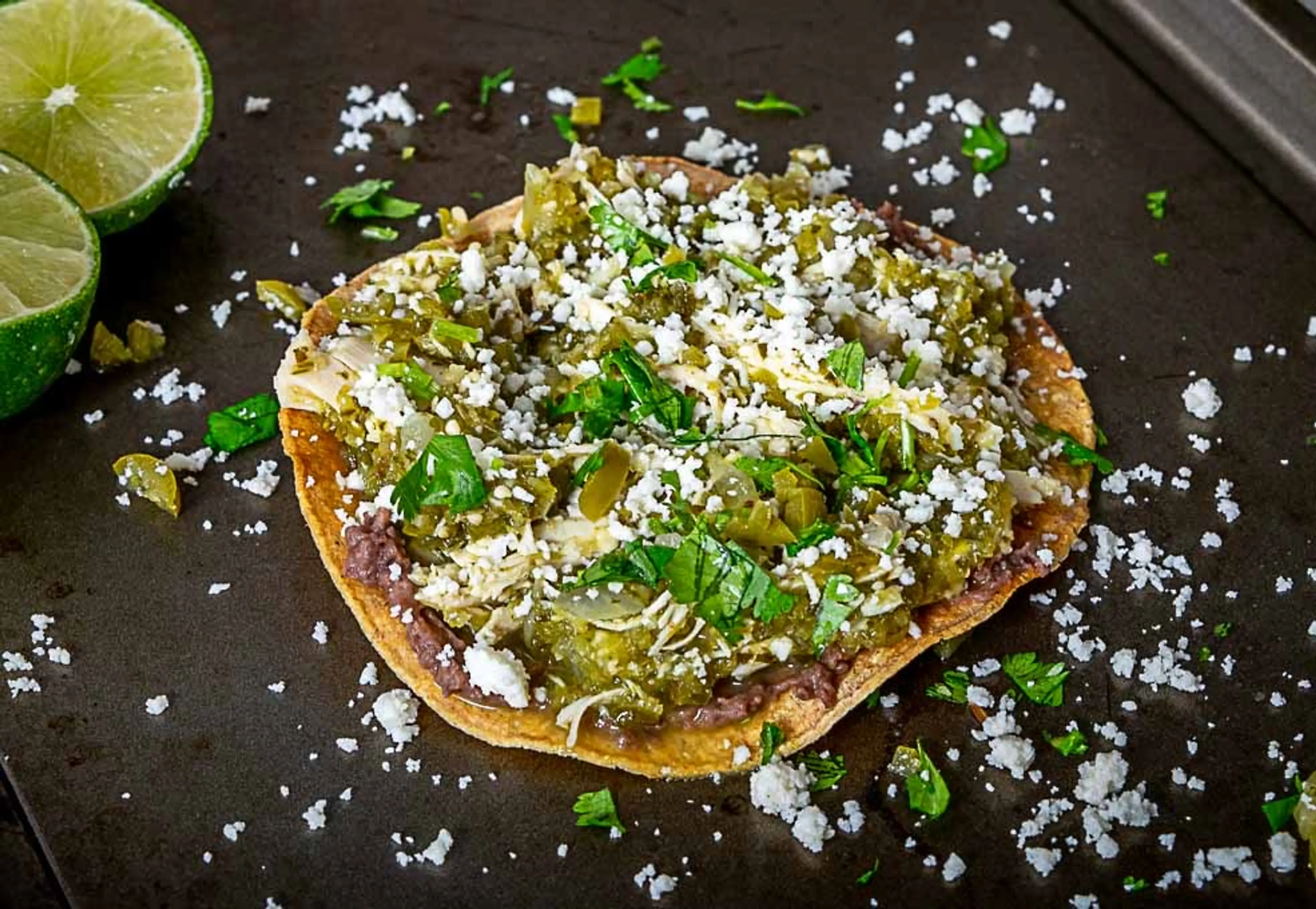 Chile Verde Tostadas