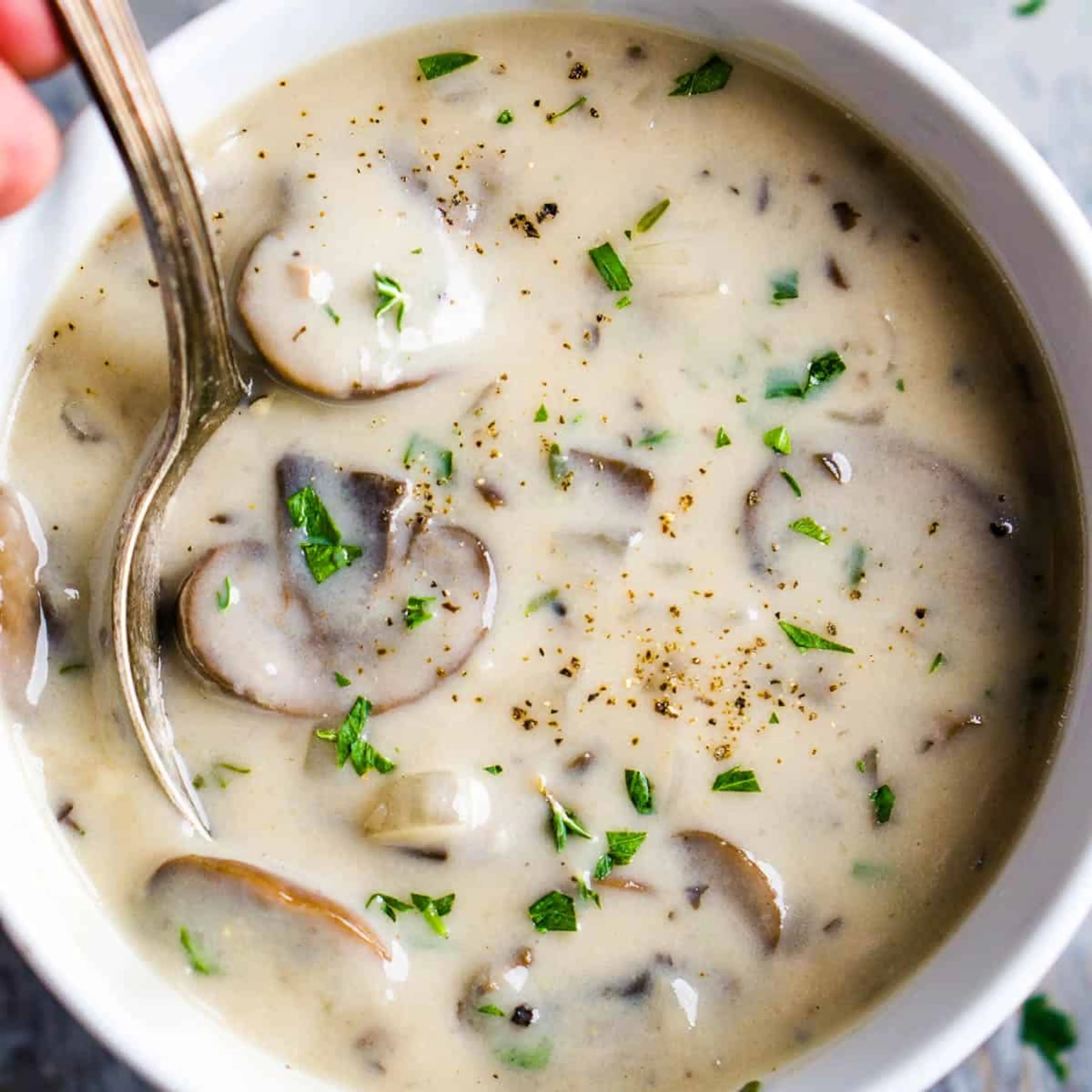 Easy Cream of Mushroom Soup