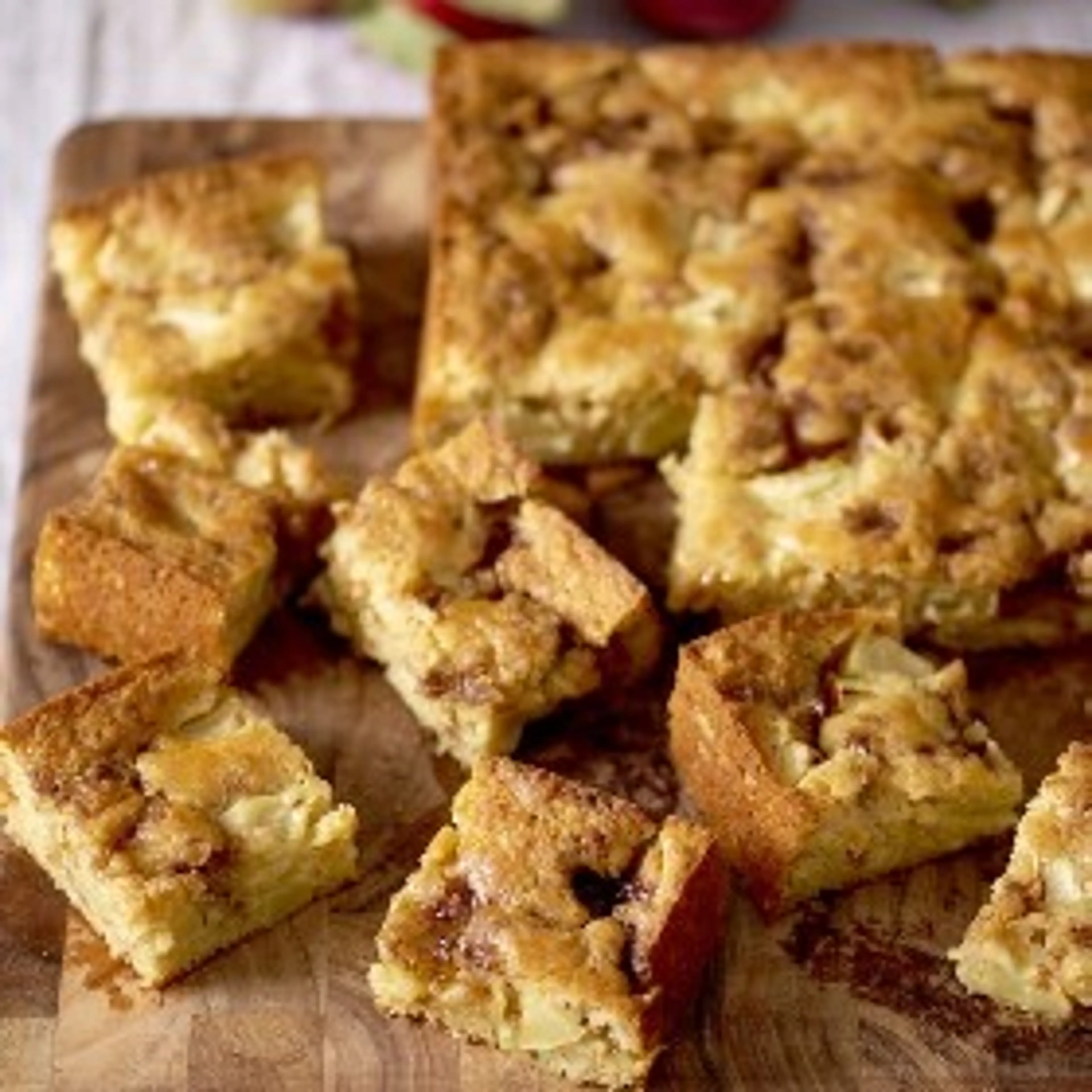 Apple Yogurt Cake with a Cinnamon-Sugar Streak