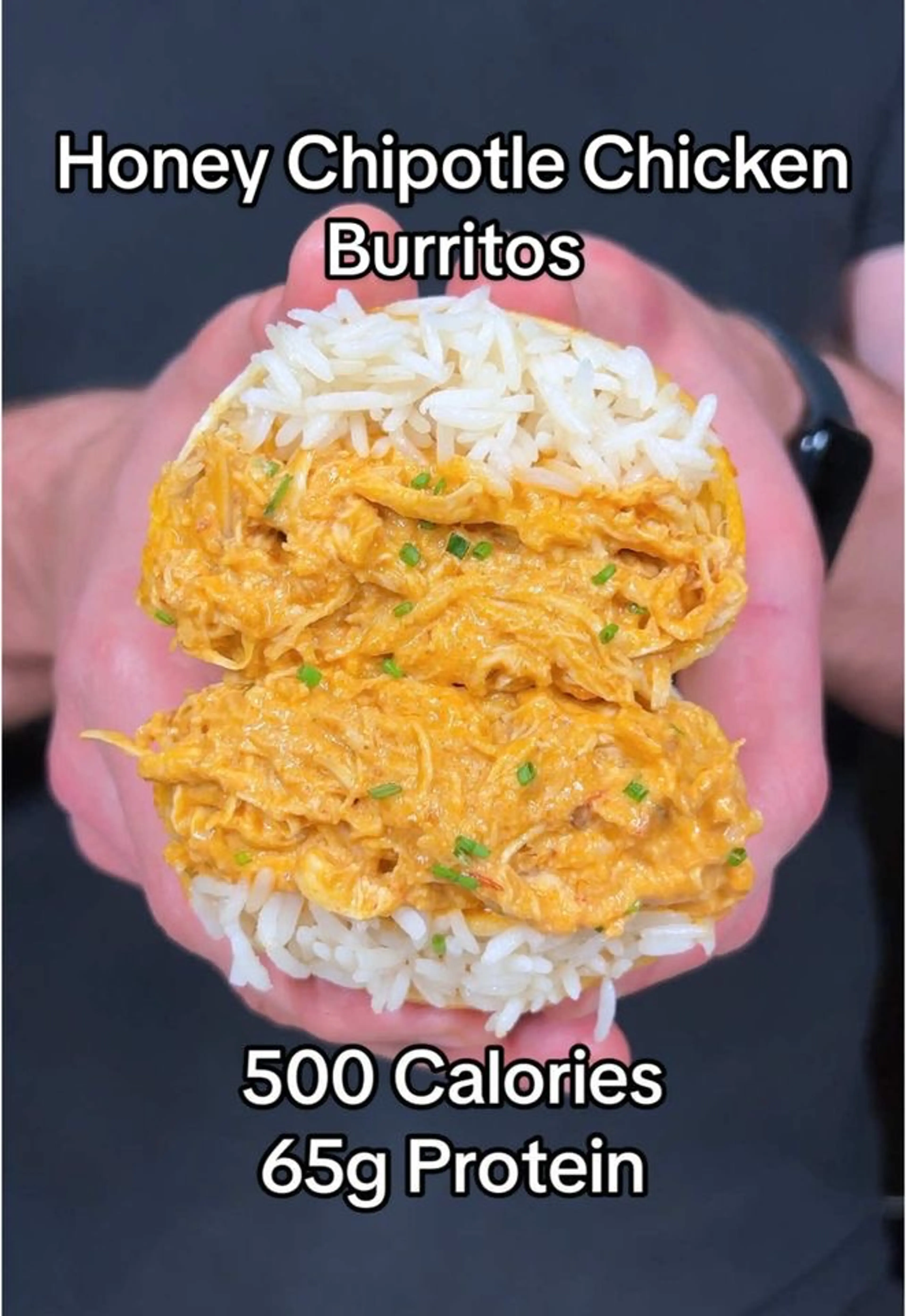 Honey Chipotle Chicken Burritos