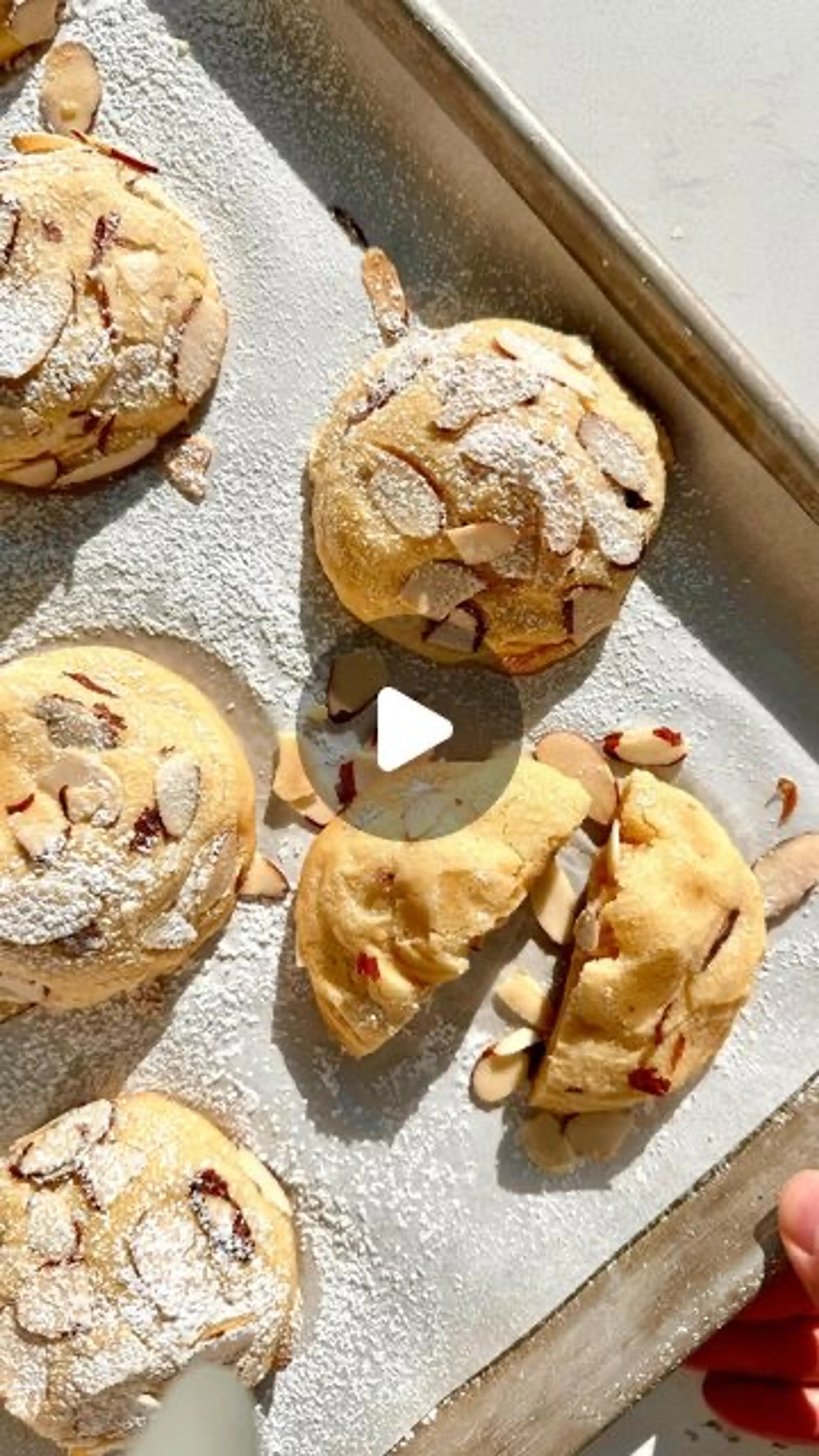 Almond Croissant Cookies